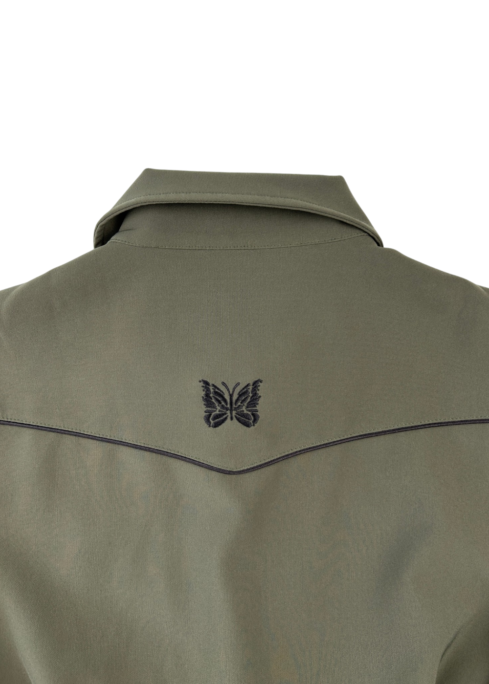 NEEDLES FW 2024 Khaki Cowboy Jacket W/ Piping