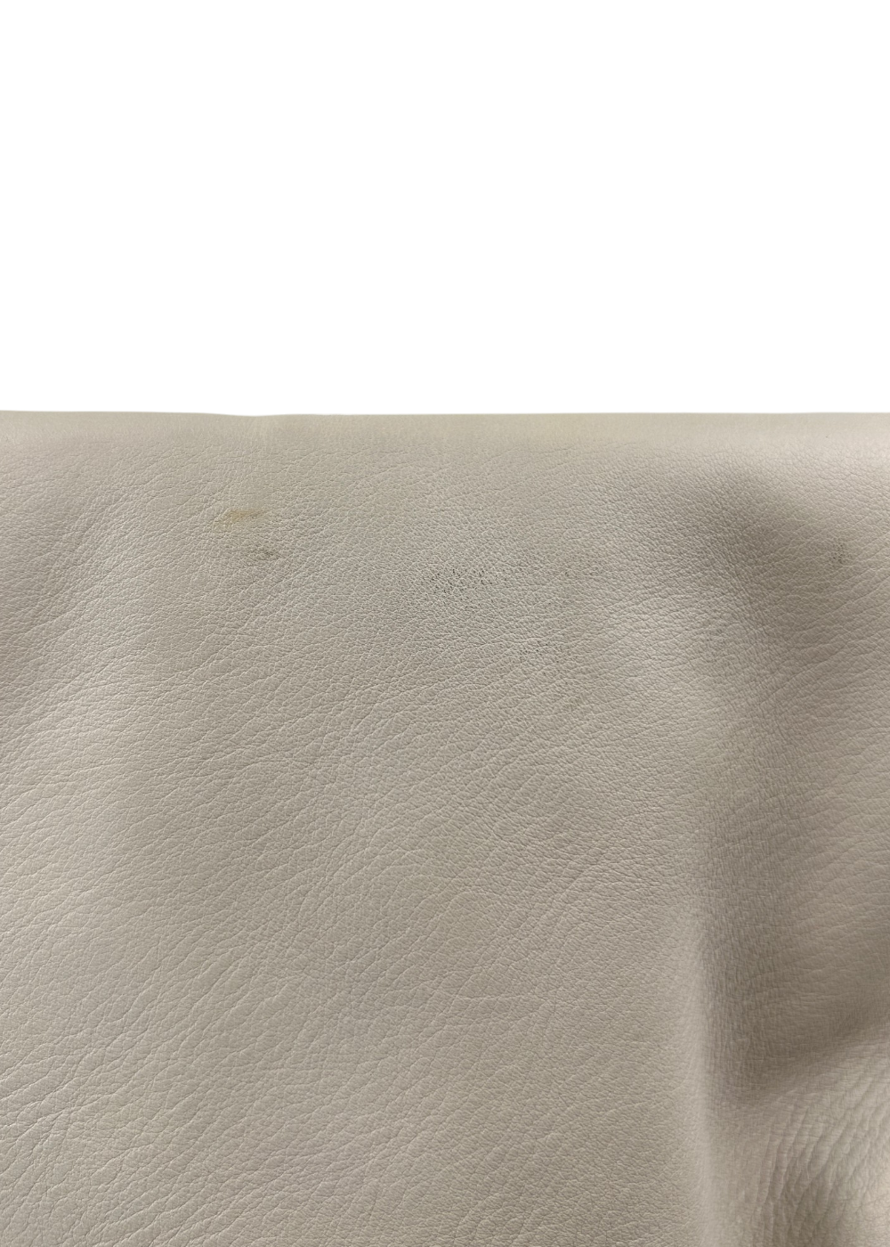 SALVATORE FERRAGAMO (AS IS) Grey Leather Ruched Bag W/ Charms