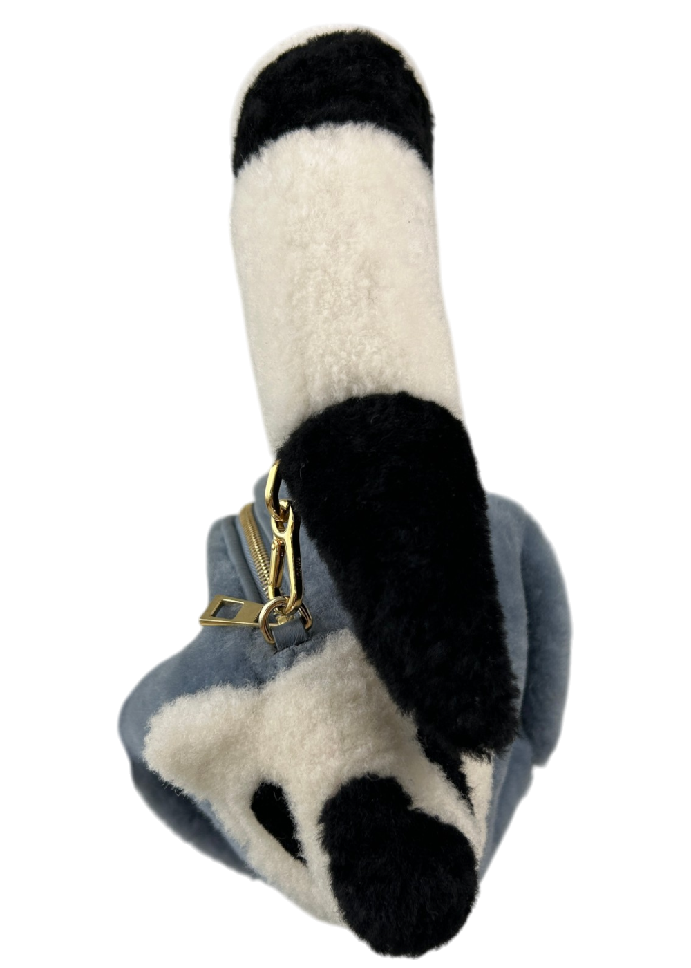 LOEWE x SUNA FUJITA Lemur Shearling Bag W/ Detachable Crossbody Strap