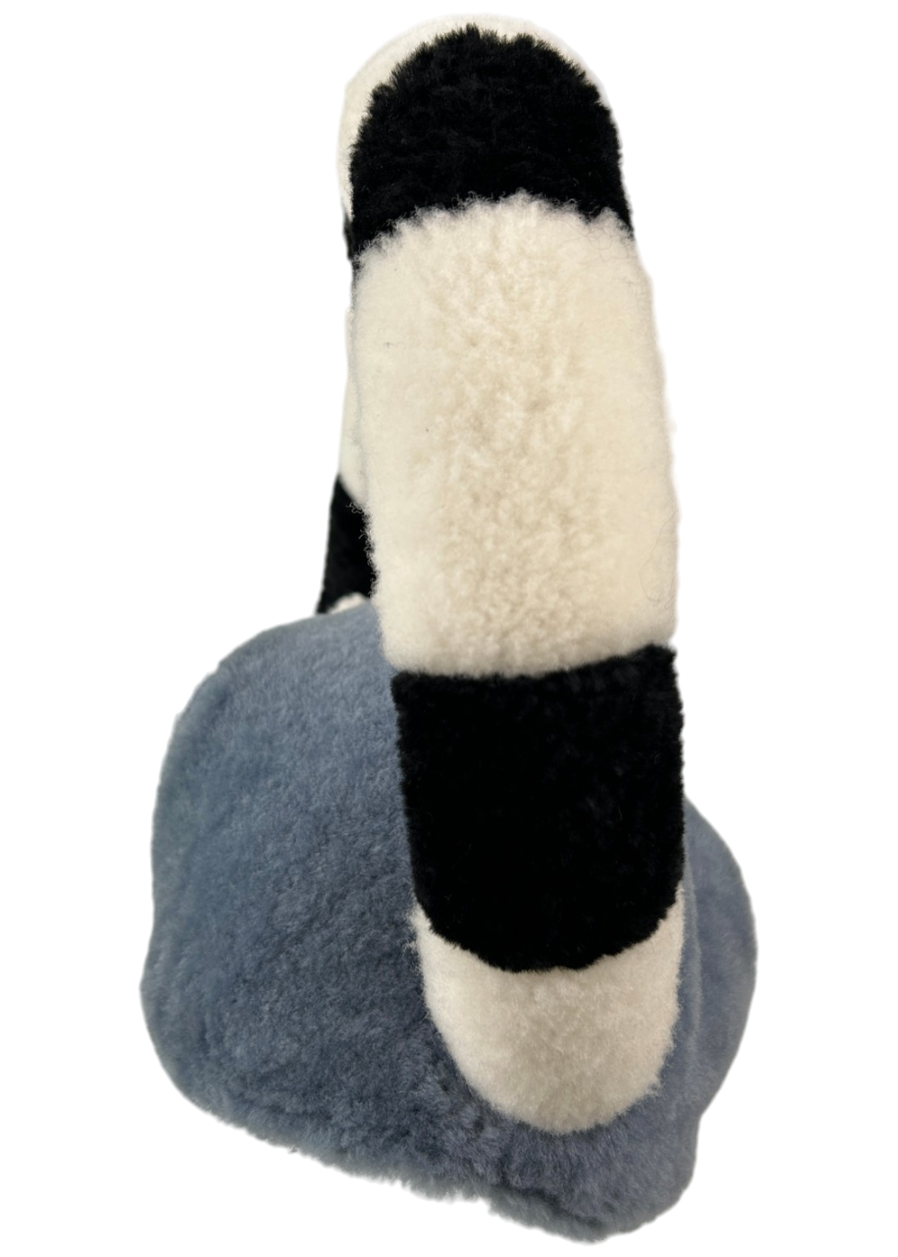 LOEWE x SUNA FUJITA Lemur Shearling Bag W/ Detachable Crossbody Strap
