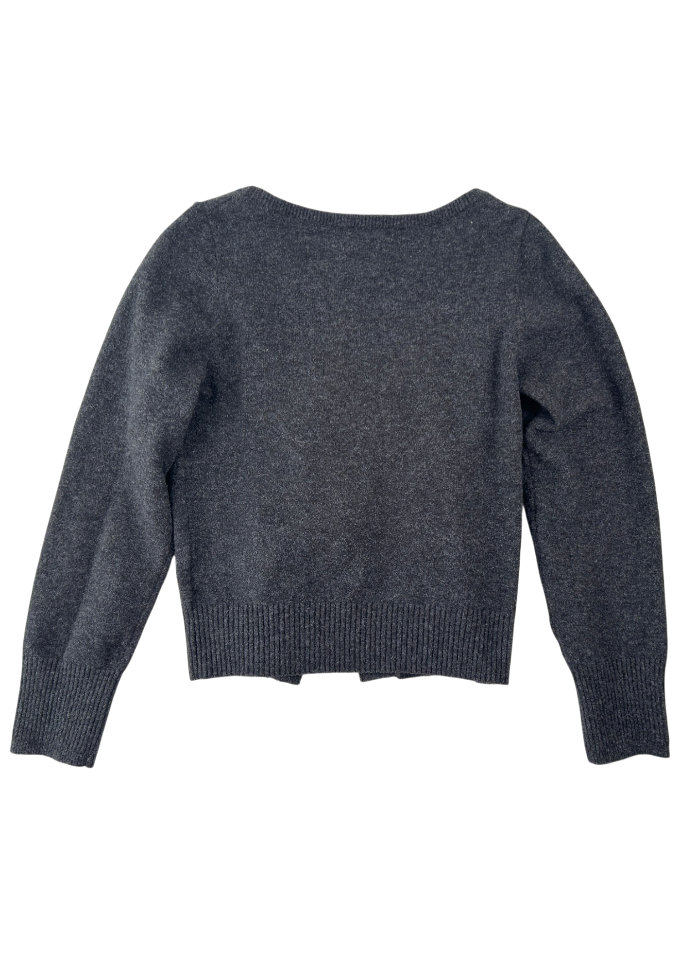 DEIJI STUDIOS Charcoal Grey Scoop Neck Cardigan