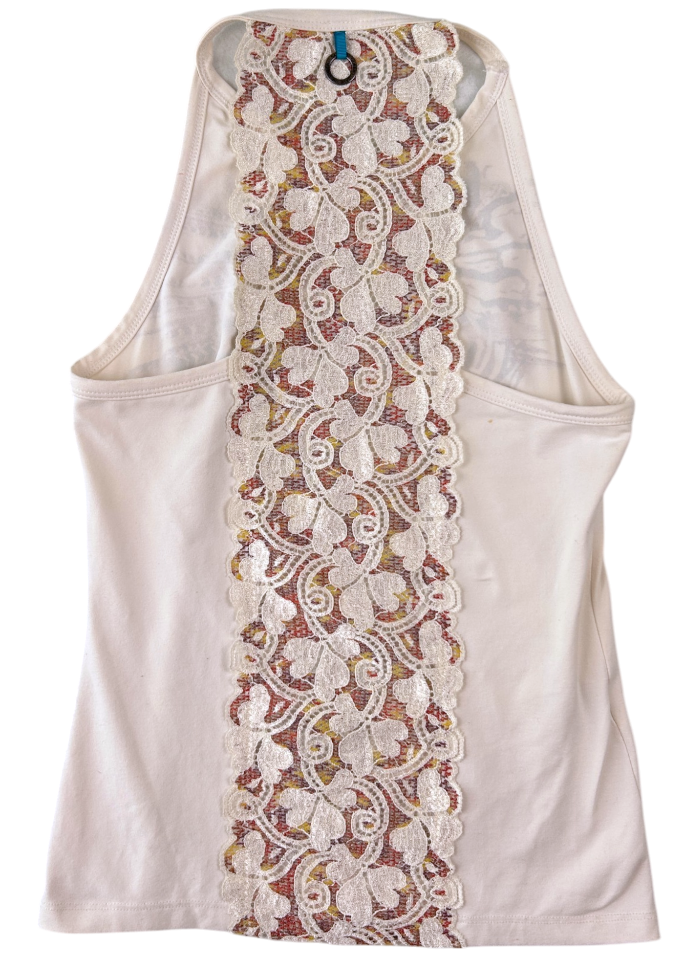 SAVE THE QUEEN Vintage (AS IS) Animal Print Tank W/ Lace Back Panel