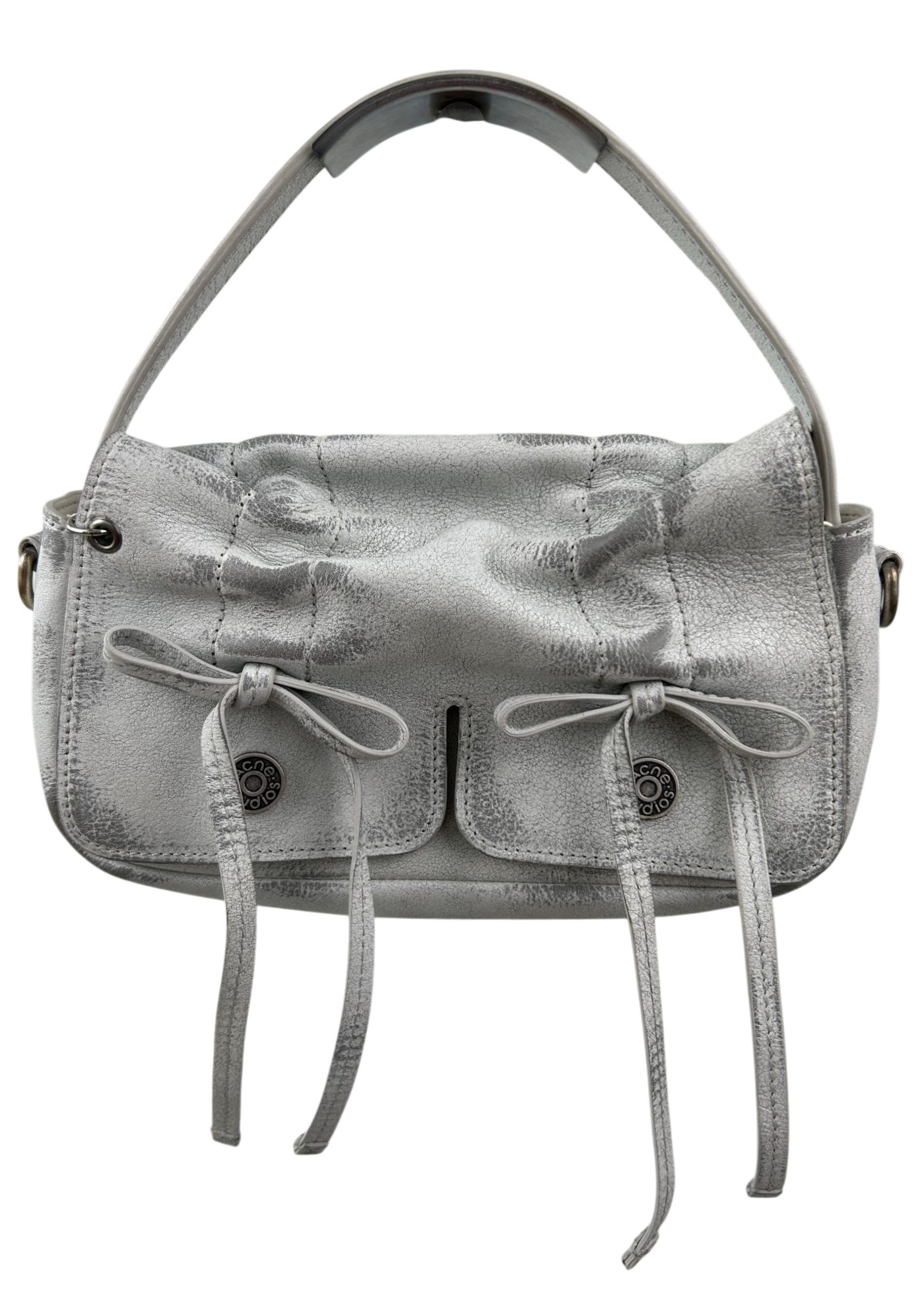 ACNE STUDIOS 'Multipocket Micro Bag' Distressed Leather Bag