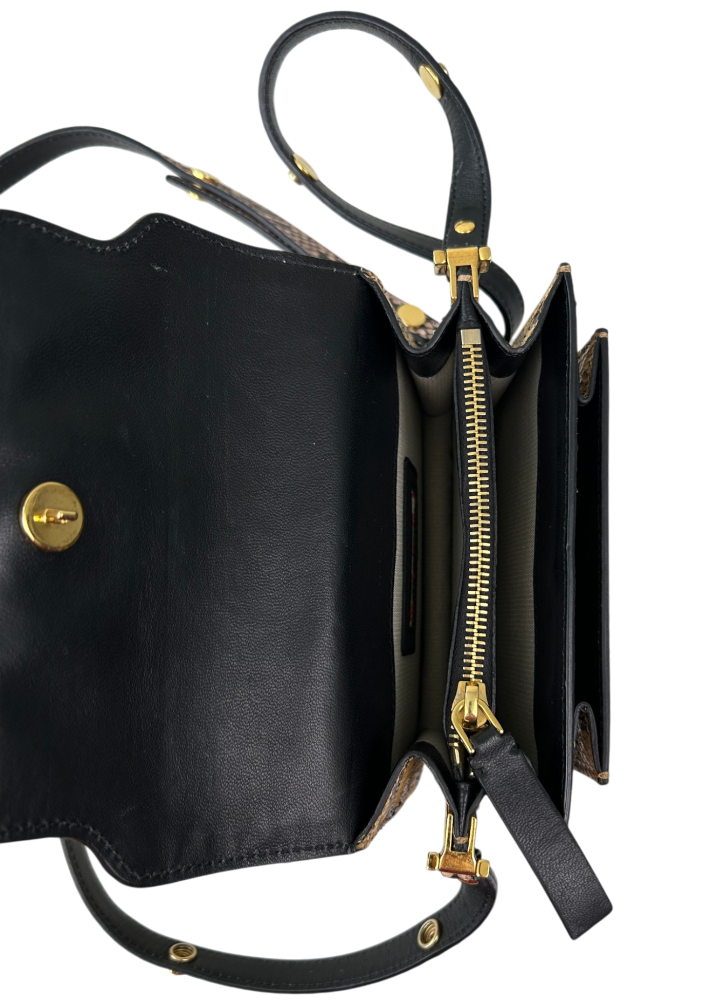 MARNI 'Mini Trunk Bag' Python Leather Crossbody