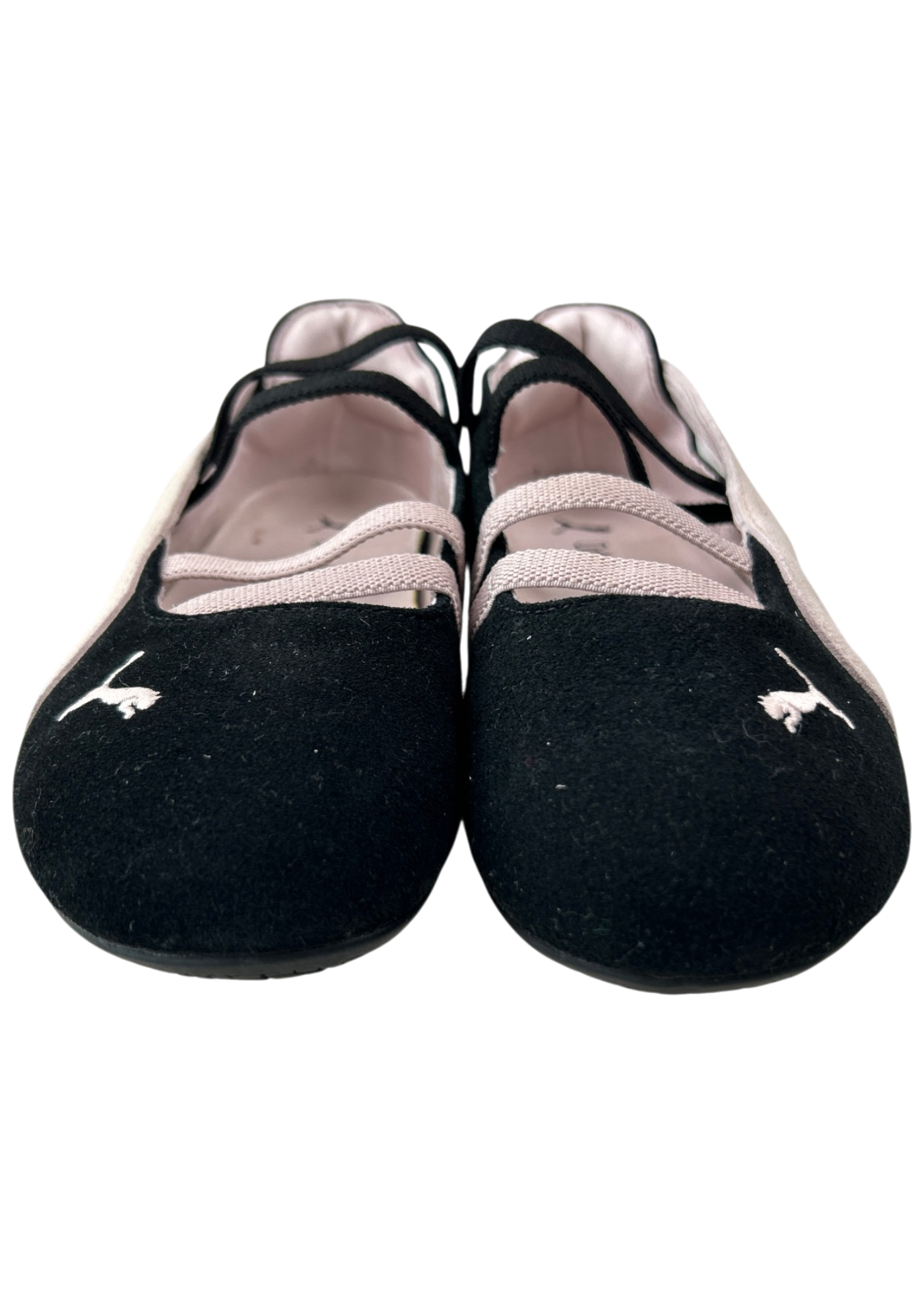 PUMA 'Speedcat Ballet' Black/Pink Suede Flats