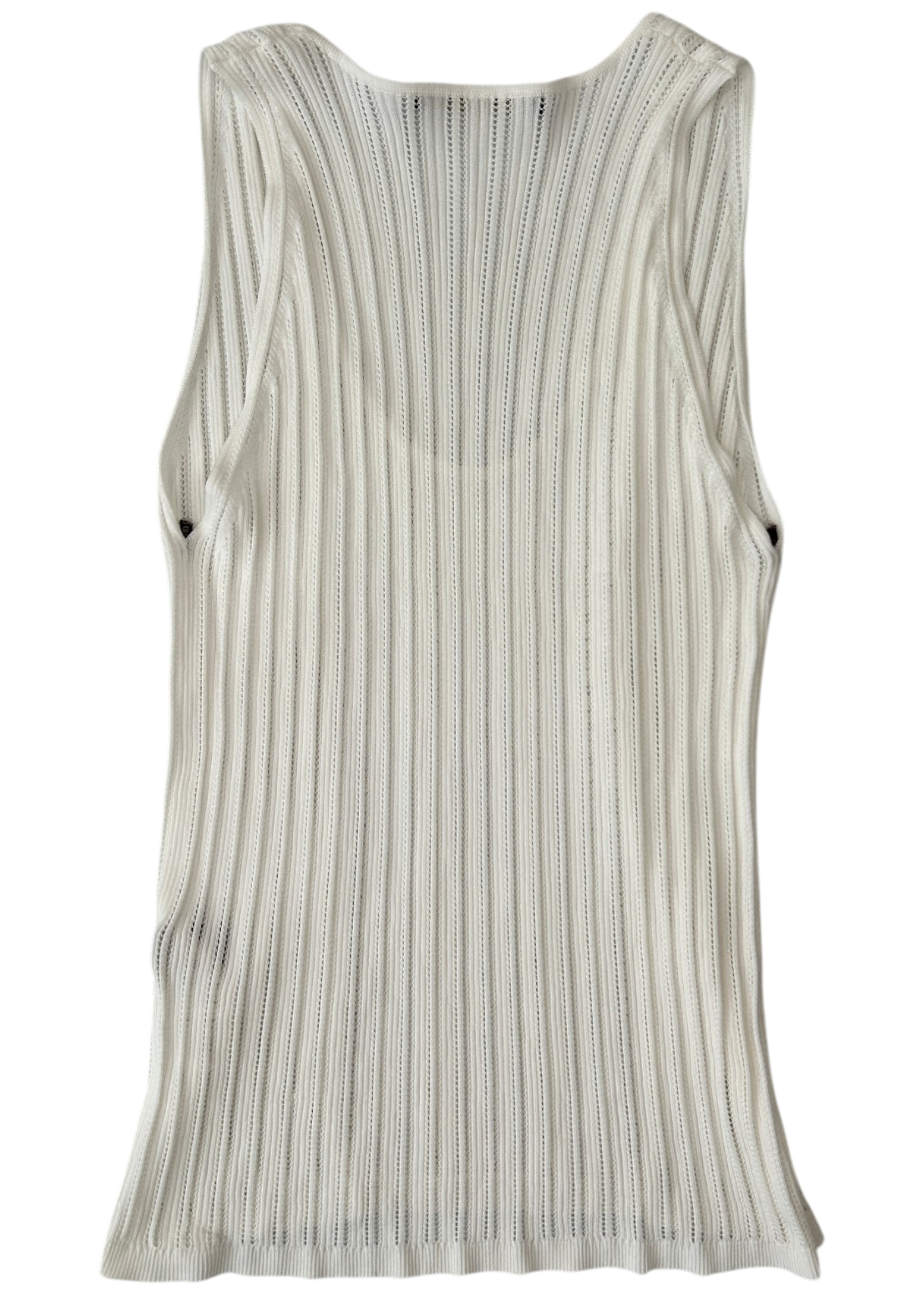 ROBERTO CAVALLI Loose Knit Scoop Neck Tank