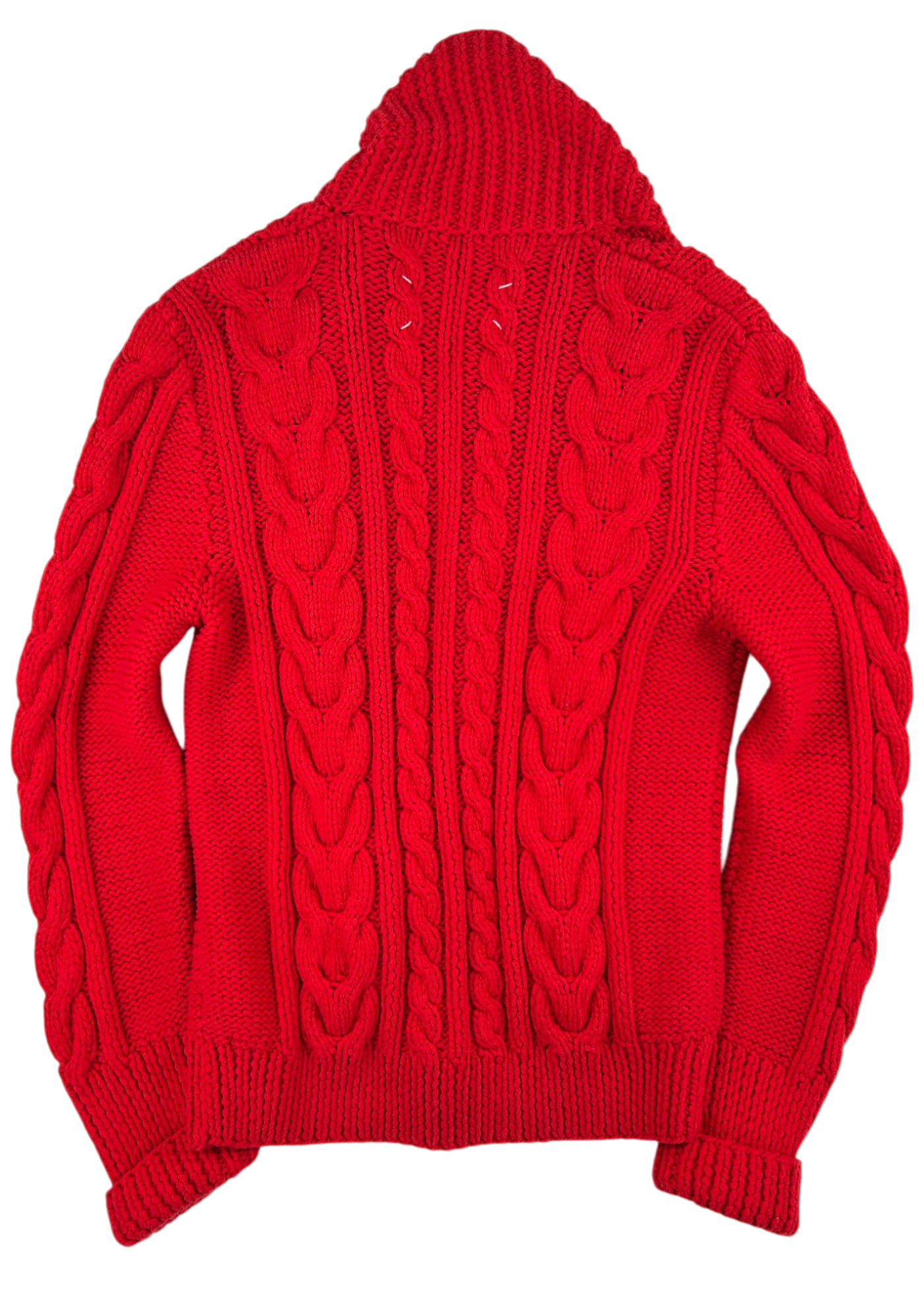 MAISON MARGIELA (AS IS) AW2009 Chunky Cable Hand Knitted Cardigan