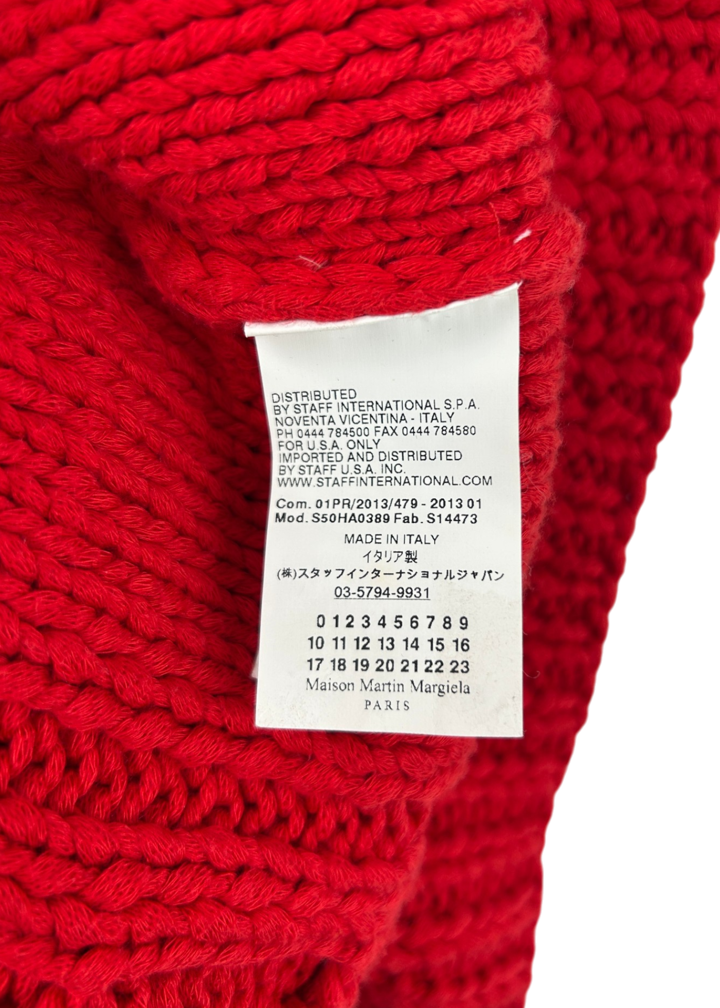 MAISON MARGIELA (AS IS) AW2009 Chunky Cable Hand Knitted Cardigan