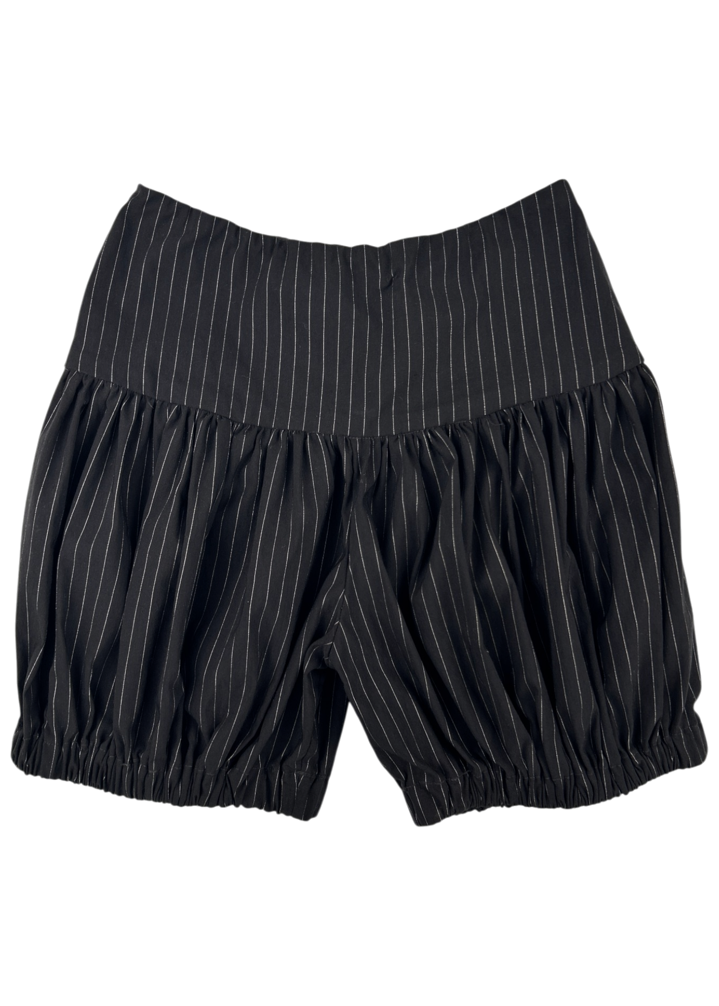 GEM DADDY SLIM Black Pinstripe Puffy Bloomers