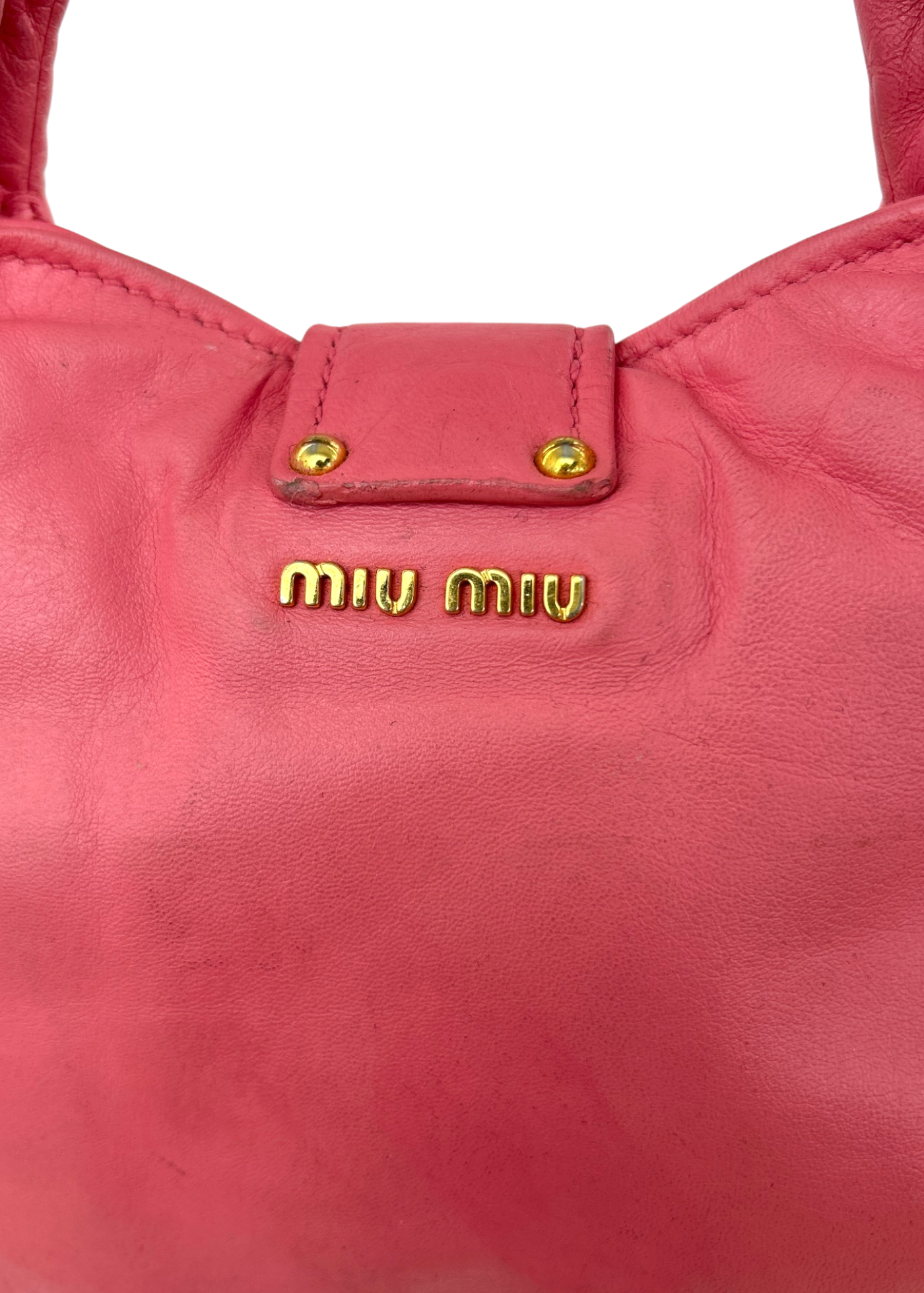 MIU MIU (AS IS) Bubblegum Pink Leather Mini Bag