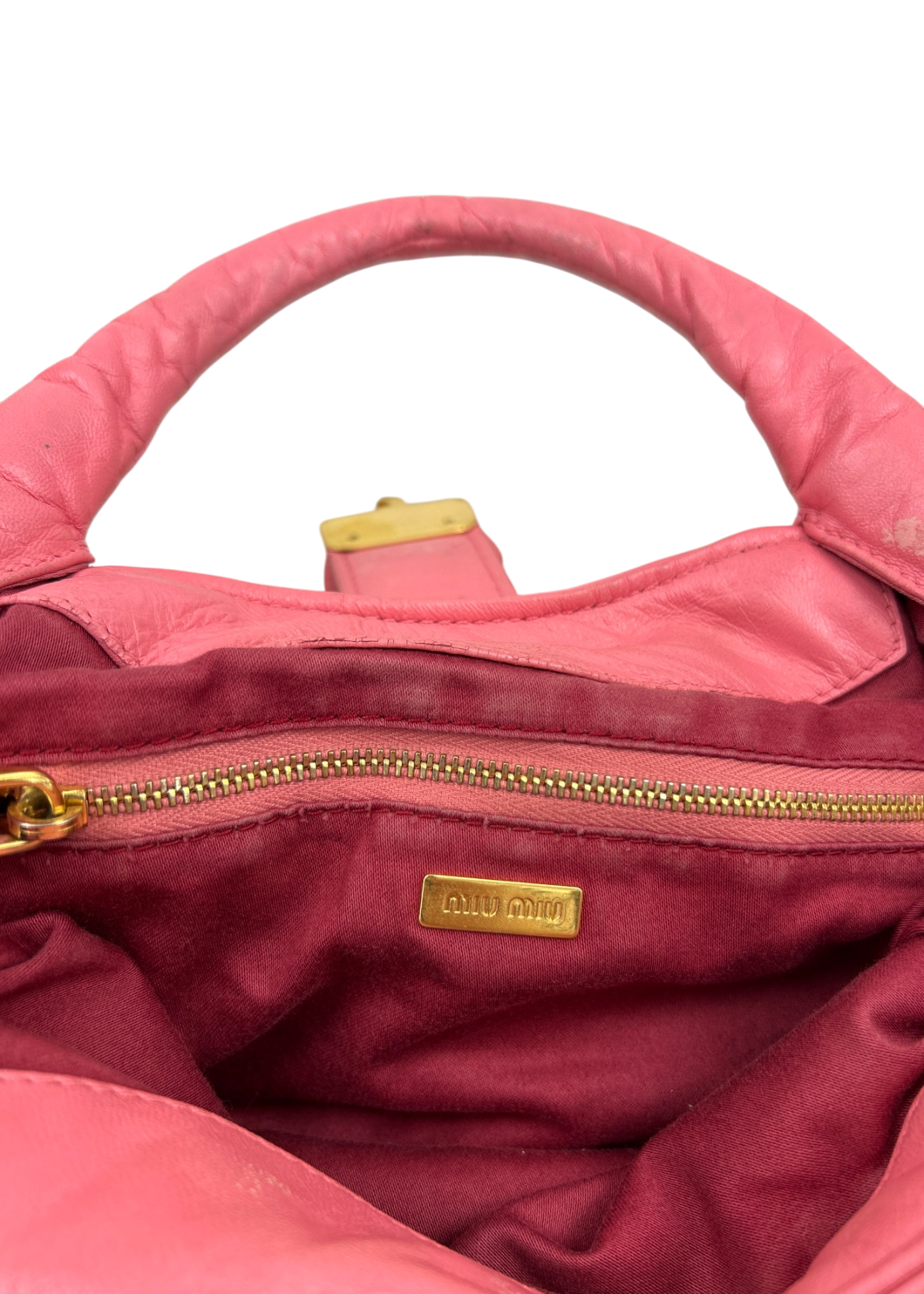 MIU MIU (AS IS) Bubblegum Pink Leather Mini Bag