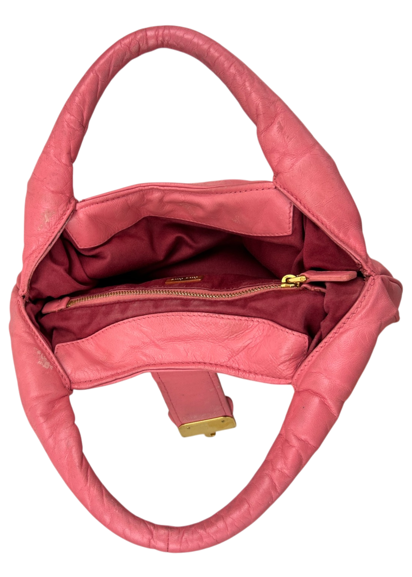 MIU MIU (AS IS) Bubblegum Pink Leather Mini Bag