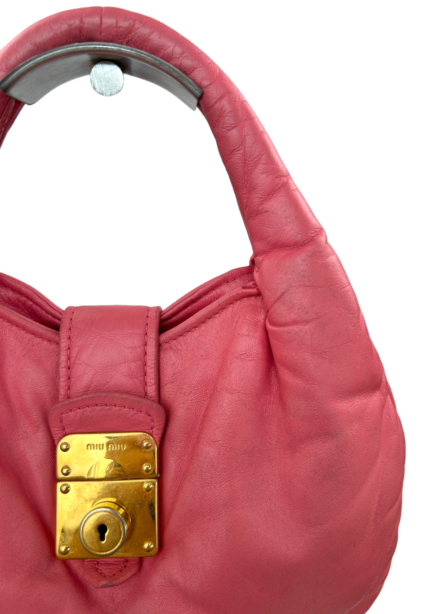 MIU MIU (AS IS) Bubblegum Pink Leather Mini Bag