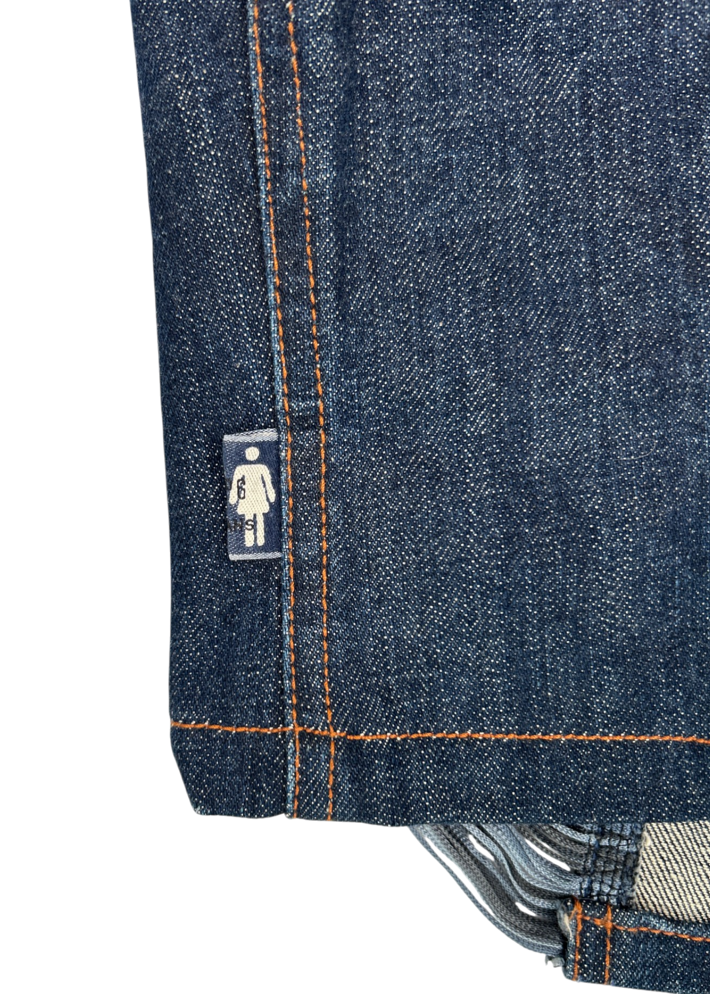 JPG JEANS BY GAULTIER (AS IS) Denim Cutout Vest W/ Turquoise Fringe