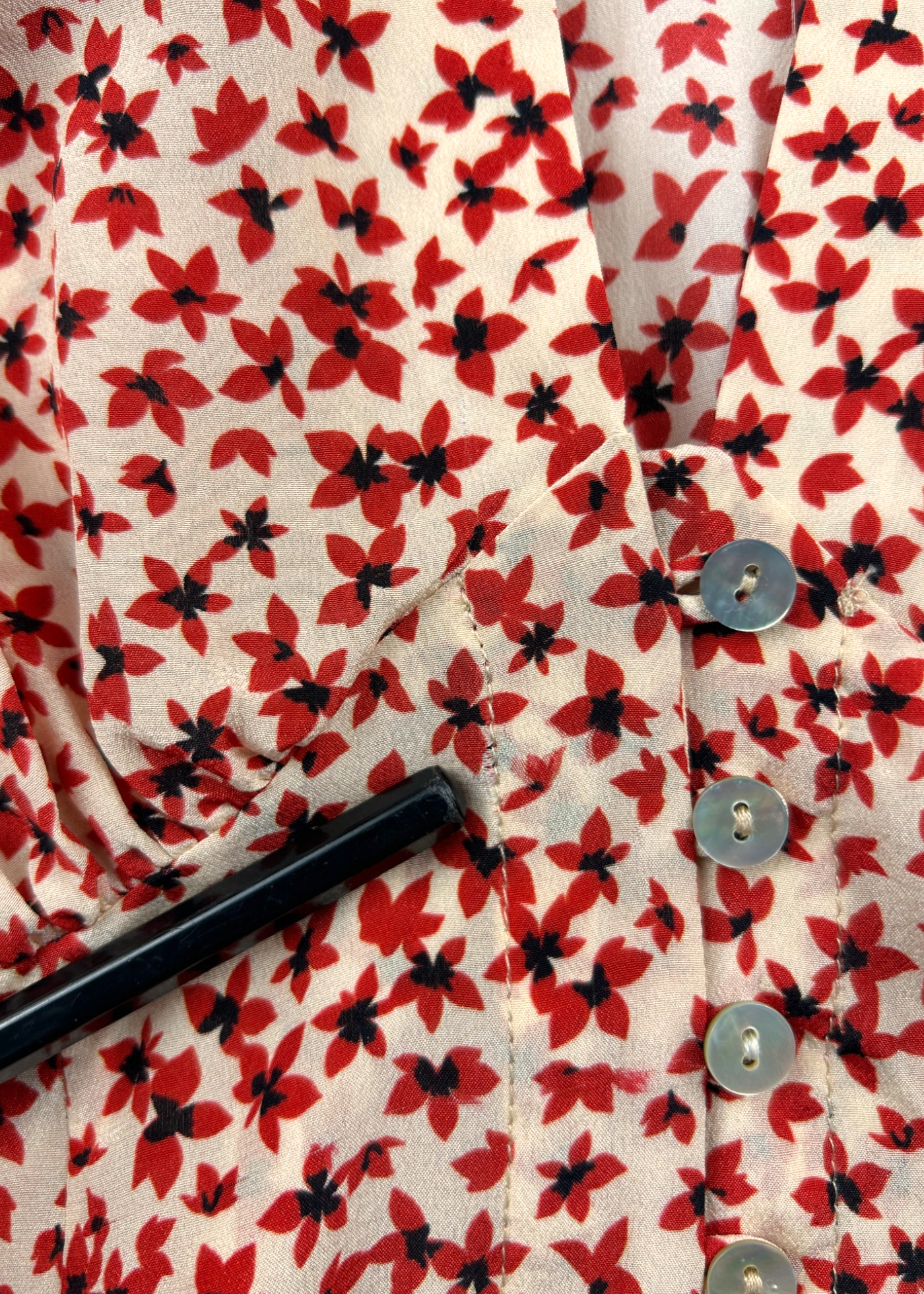 REALISATION PAR (AS IS) NWT 'The Vivienne' Floral Silk Midi Dress