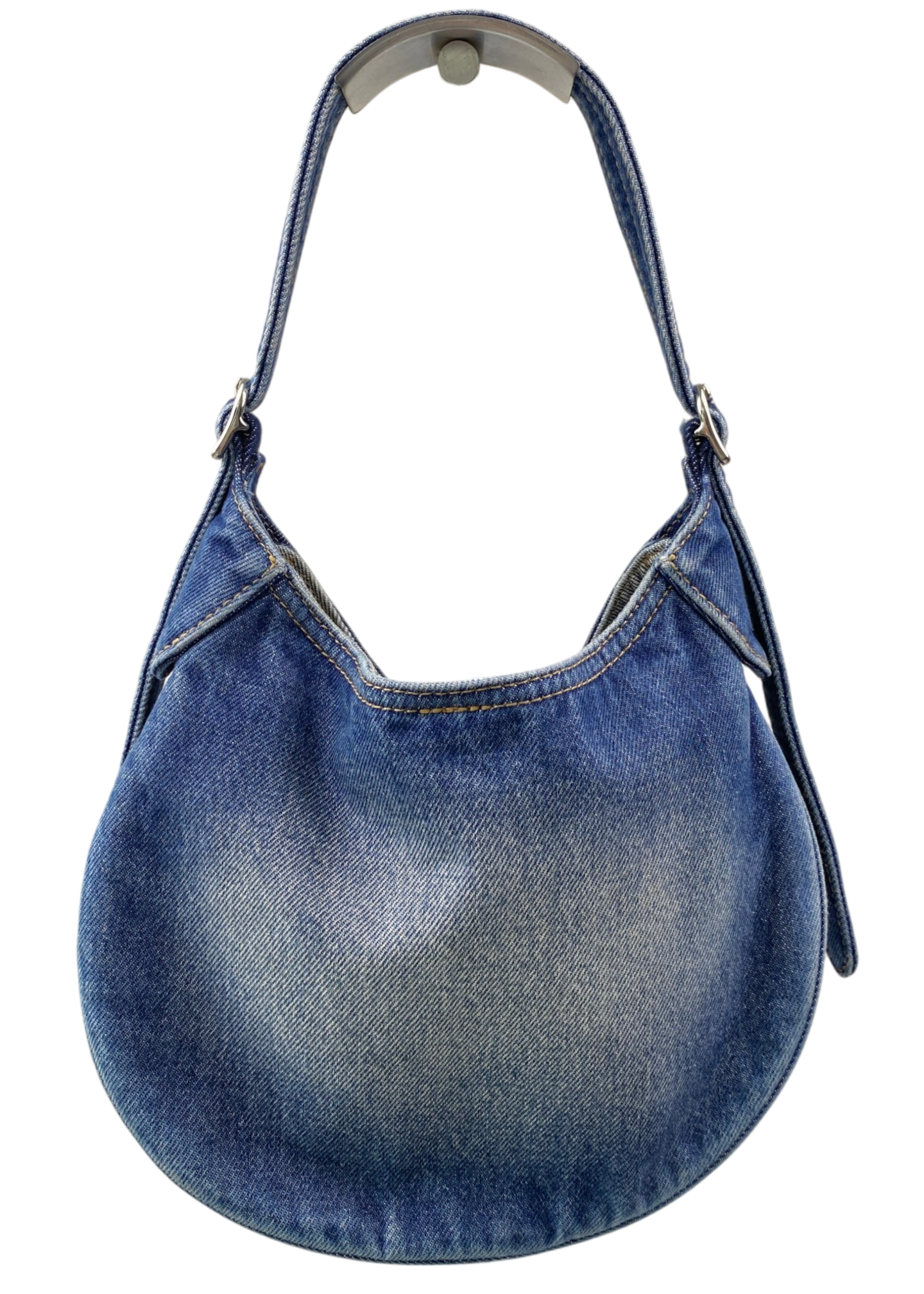 POLO BY RALPH LAUREN Denim Hobo 'ID Mini Bag' W/ Crossbody Strap