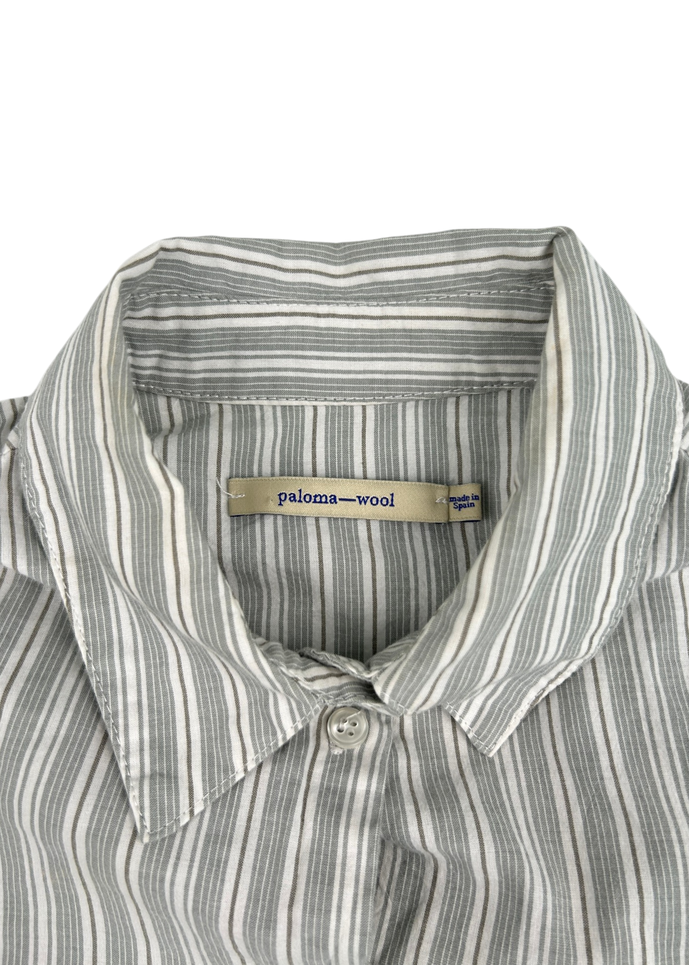 PALOMA WOOL Stripe Cotton Fitted Shirt