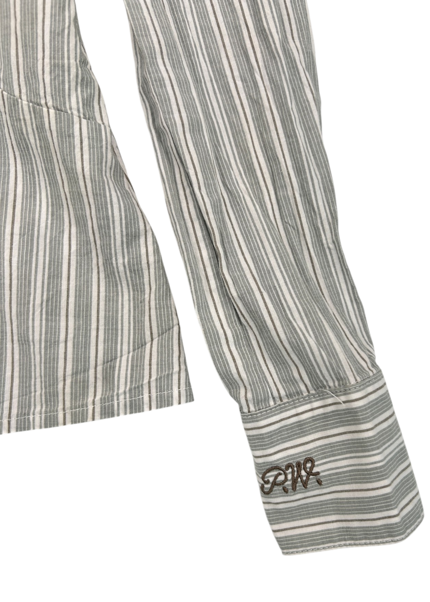 PALOMA WOOL Stripe Cotton Fitted Shirt