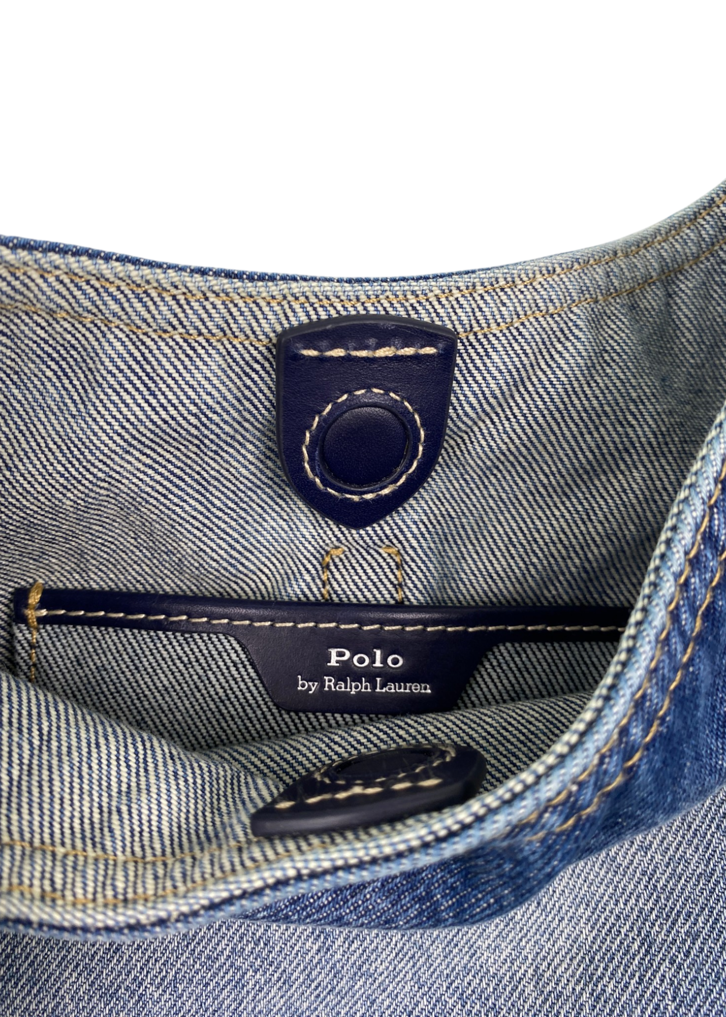POLO BY RALPH LAUREN Denim Hobo 'ID Mini Bag' W/ Crossbody Strap