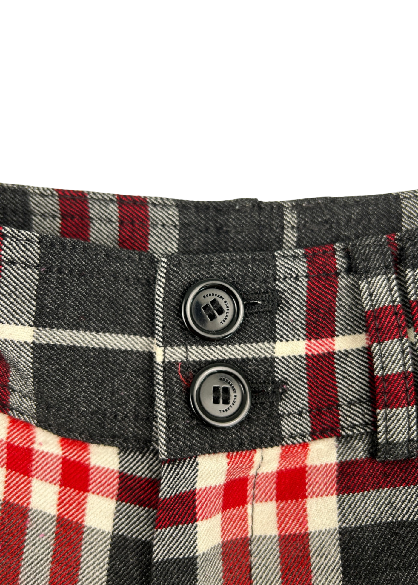 BURBERRY BLUE LABEL Check Wool Shorts