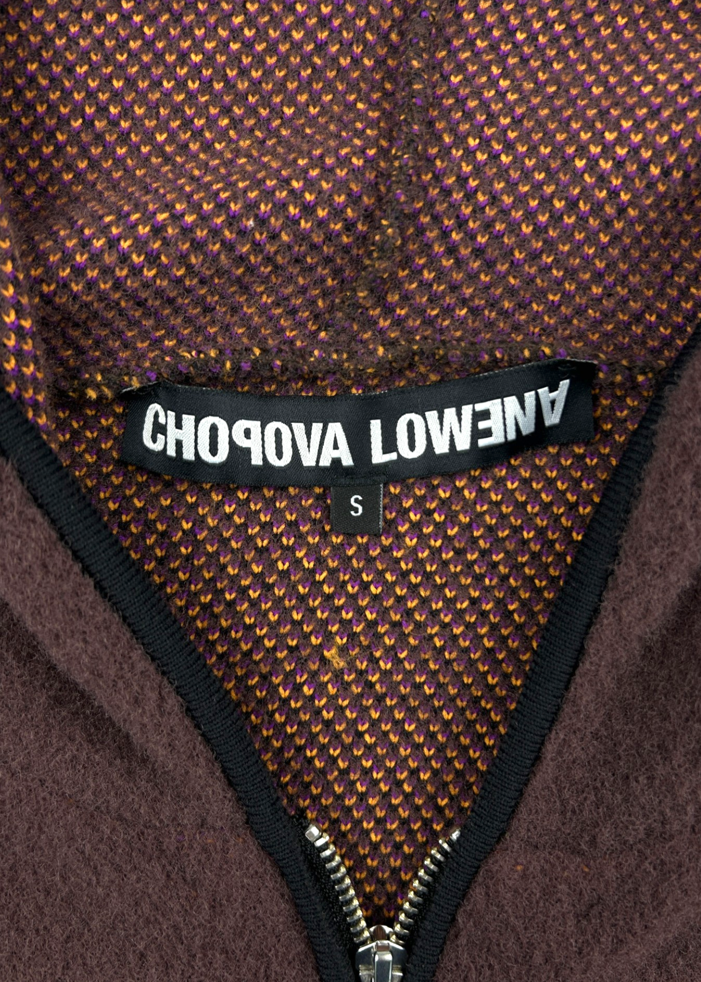 CHOPOVA LOWENA 'Tammie Jo' Knit Zip Up Hoodie