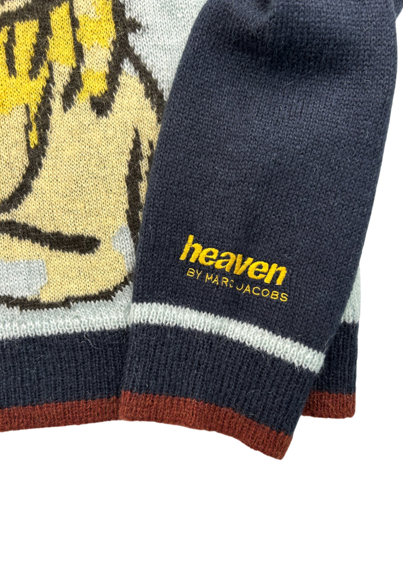 HEAVEN BY MARC JACOBS x NICKELODEON (NWT) Mohair Blend Garfield Knit Jumper