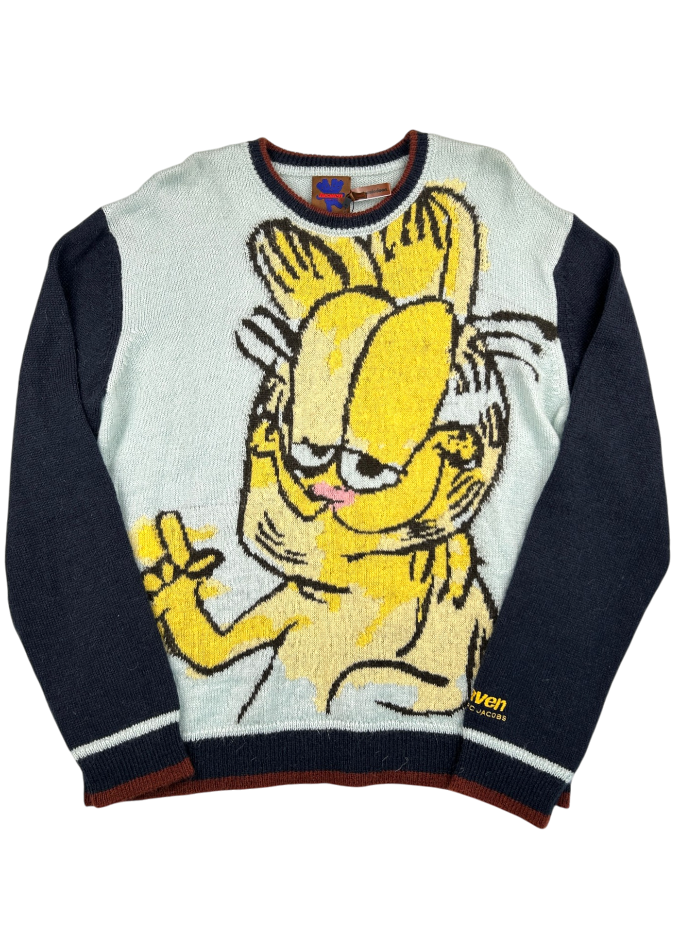 HEAVEN BY MARC JACOBS x NICKELODEON (NWT) Mohair Blend Garfield Knit Jumper