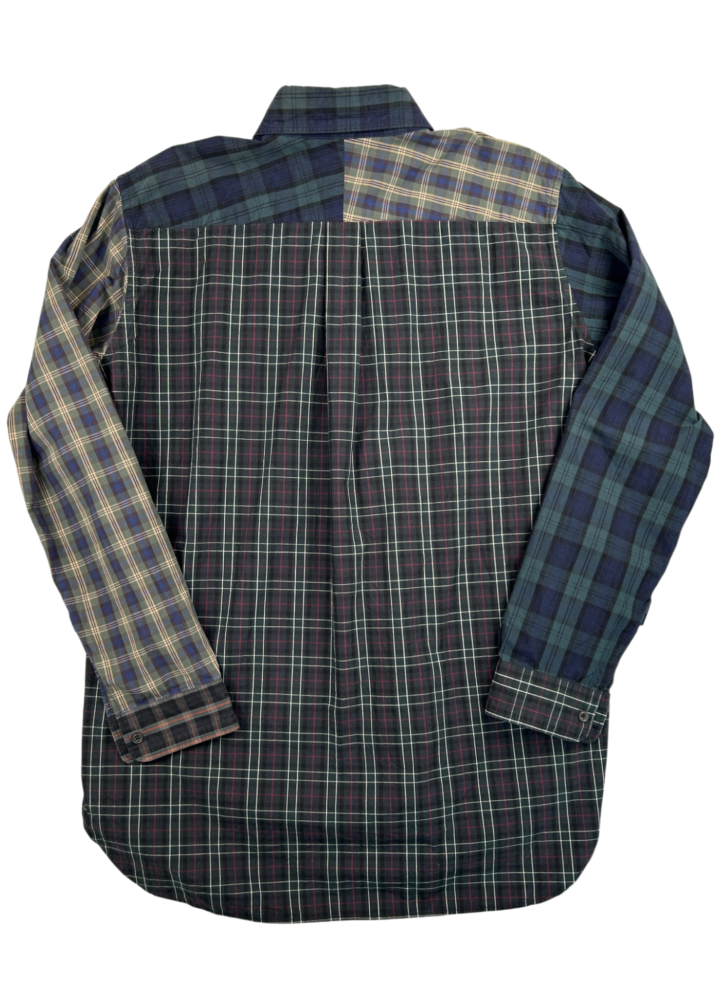 NEEDLES Check Patchwork Cotton Shirt