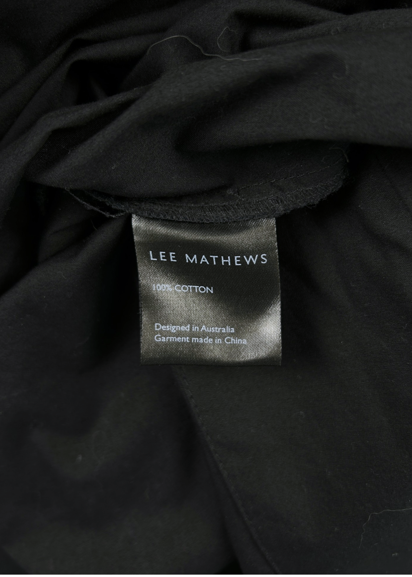 LEE MATHEWS Cotton Double Layer Wrap Skirt