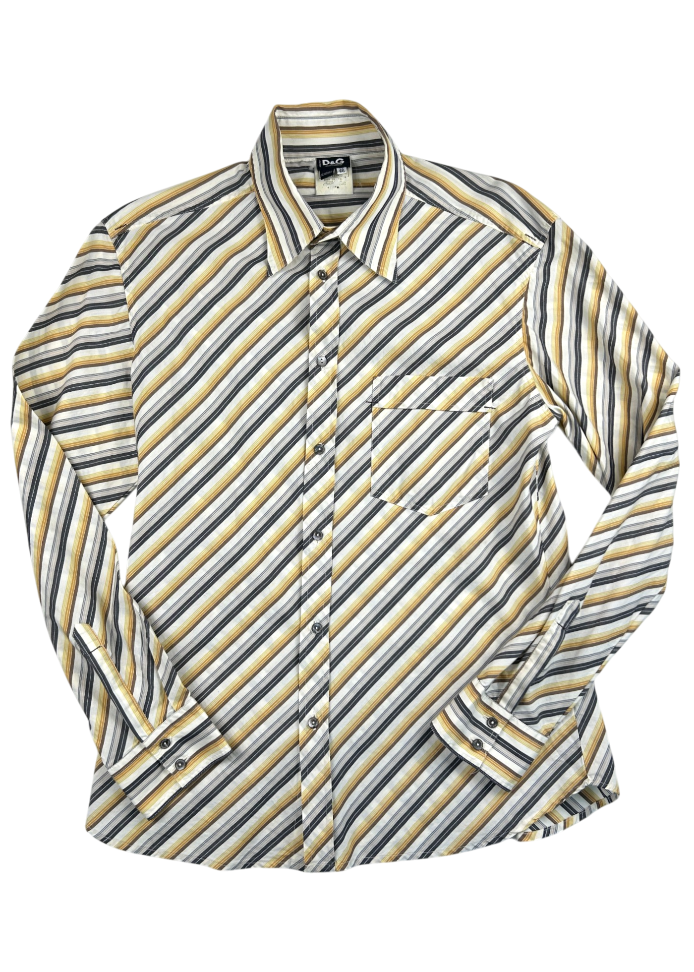 D&G BY DOLCE & GABBANA (AS IS) Diagonal Stripe Shirt