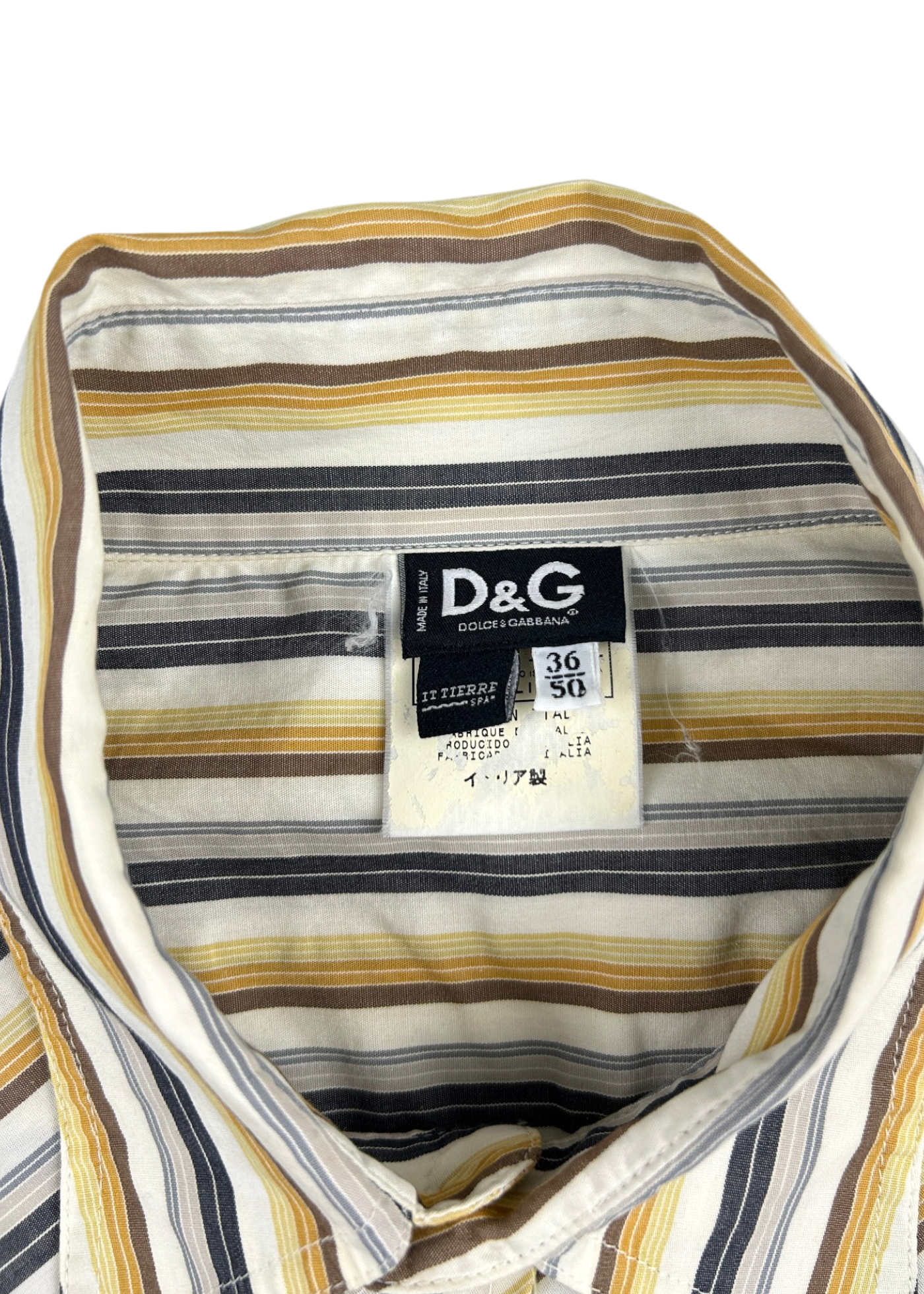 D&G BY DOLCE & GABBANA (AS IS) Diagonal Stripe Shirt