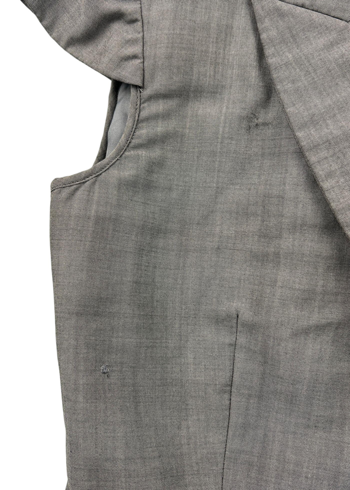 ALEXANDER MCQUEEN (AS IS) 2007 Grey Wool/Mohair Tailored Vest