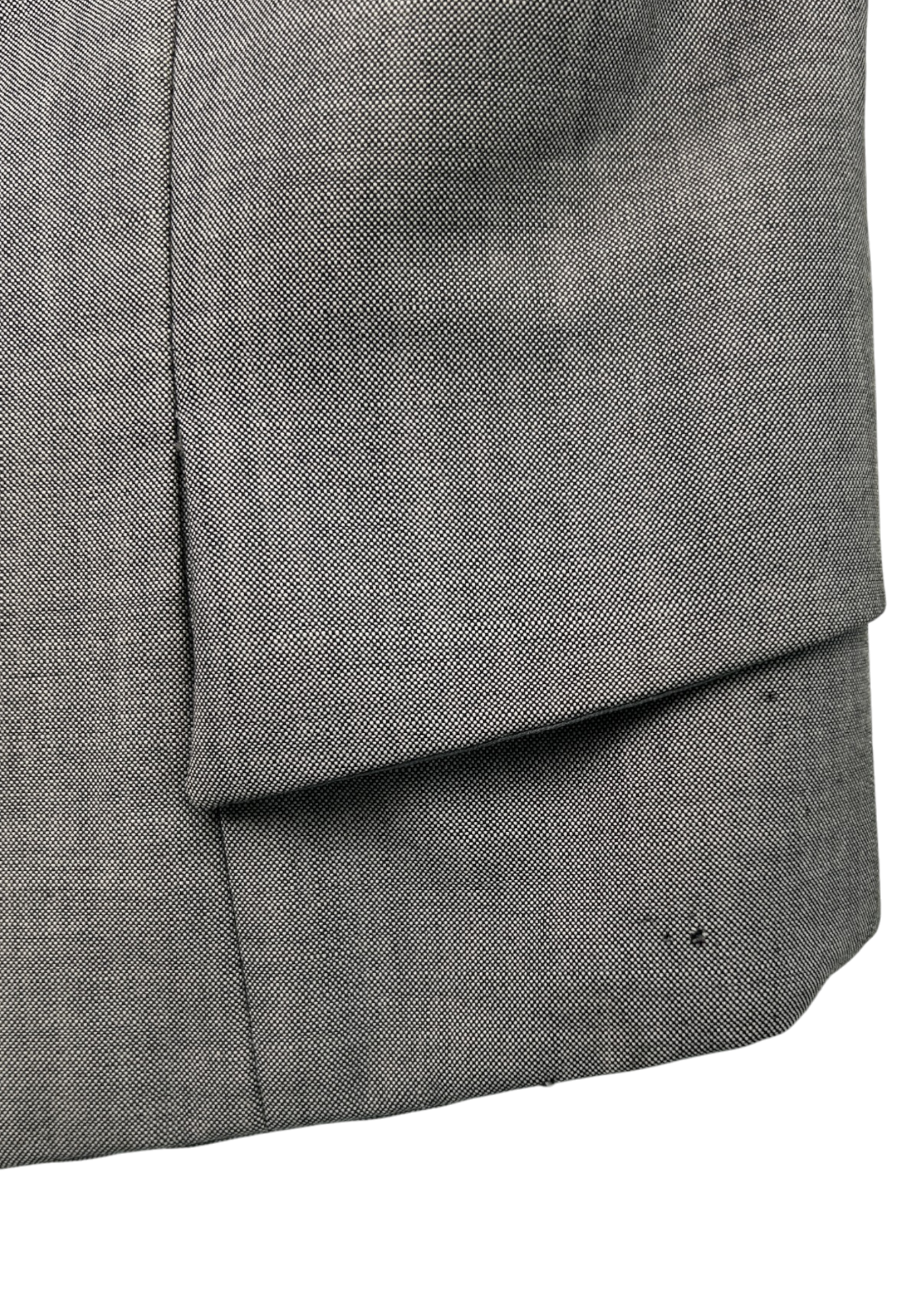 ALEXANDER MCQUEEN (AS IS) 2007 Grey Wool/Mohair Tailored Vest