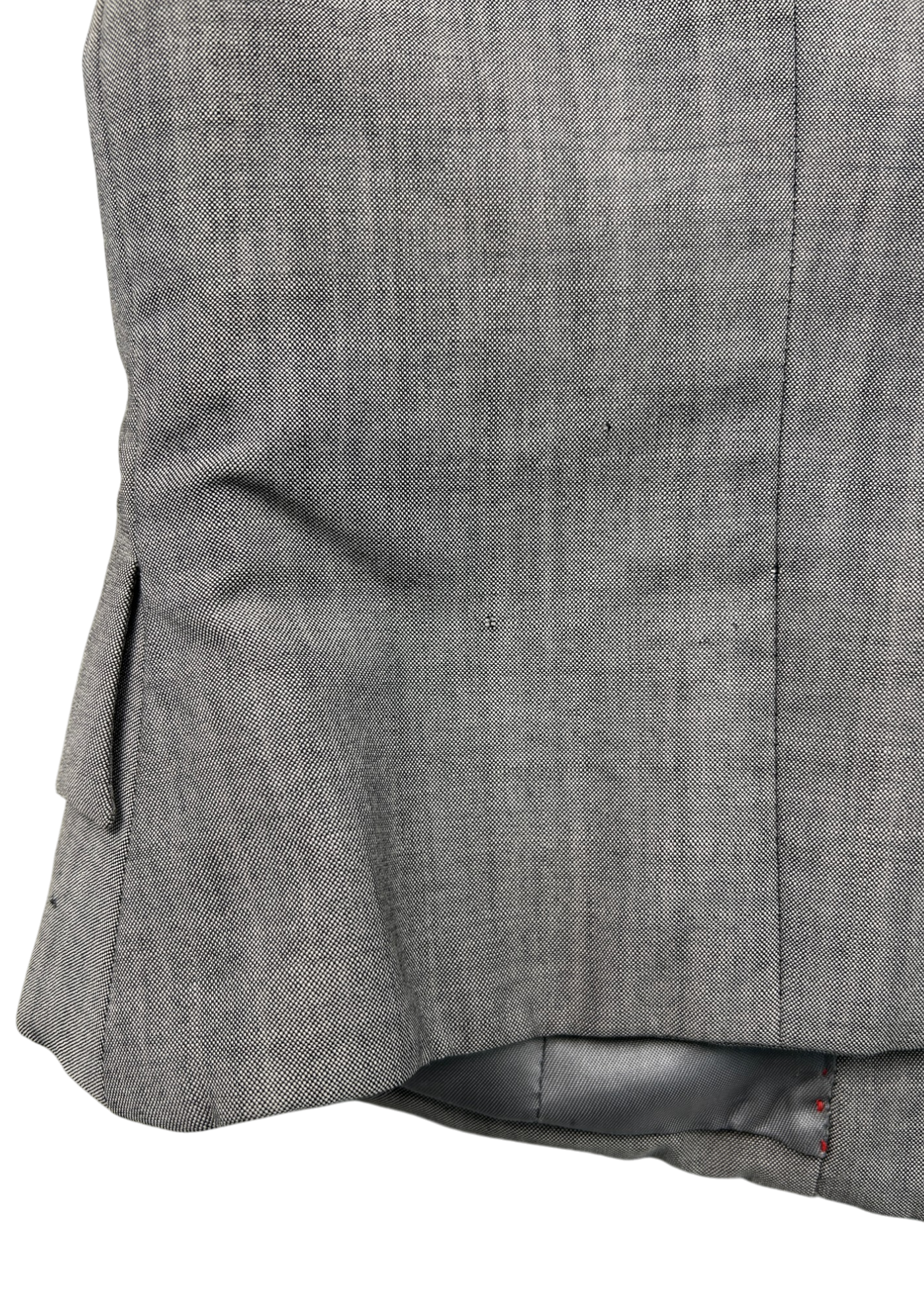 ALEXANDER MCQUEEN (AS IS) 2007 Grey Wool/Mohair Tailored Vest