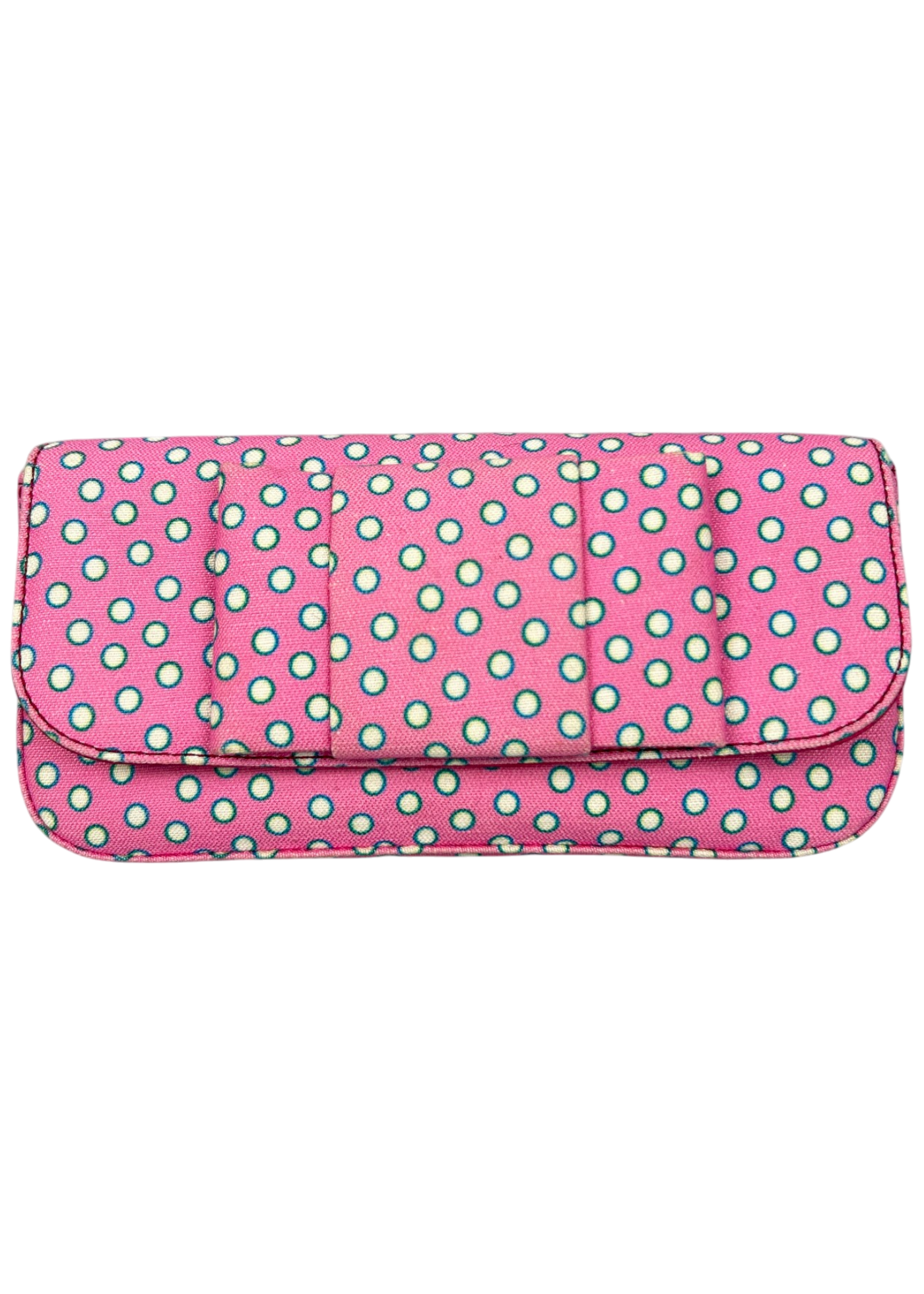 MIU MIU (AS IS) Polkadot Bow Clutch