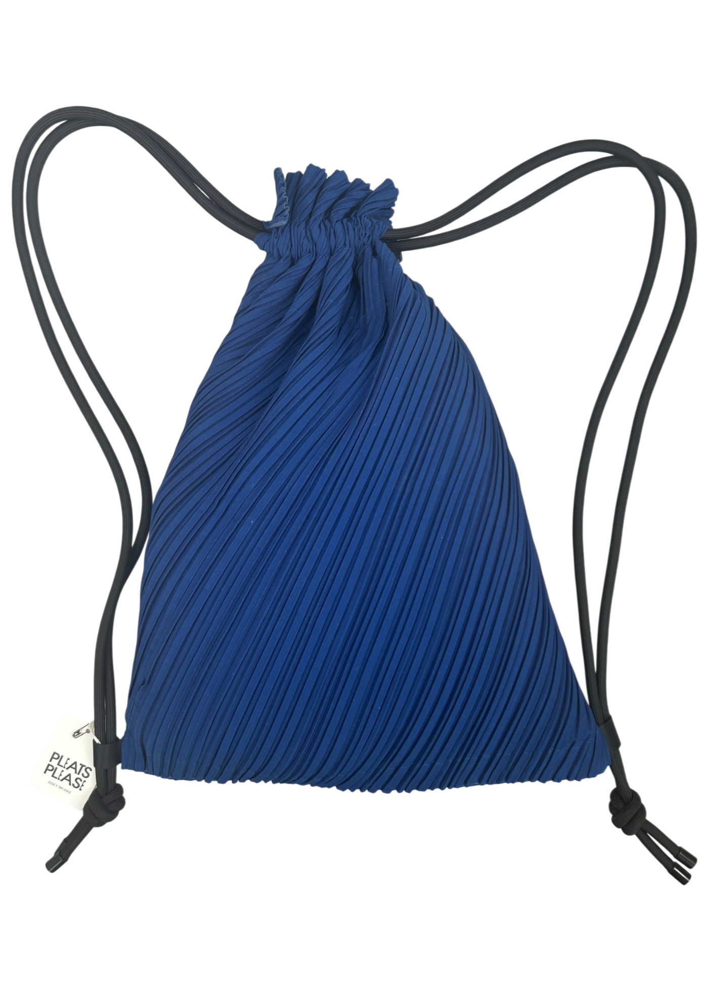 ISSEY MIYAKE PLEATS PLEASE (BNWT) Blue/Black Drawstring Backpack