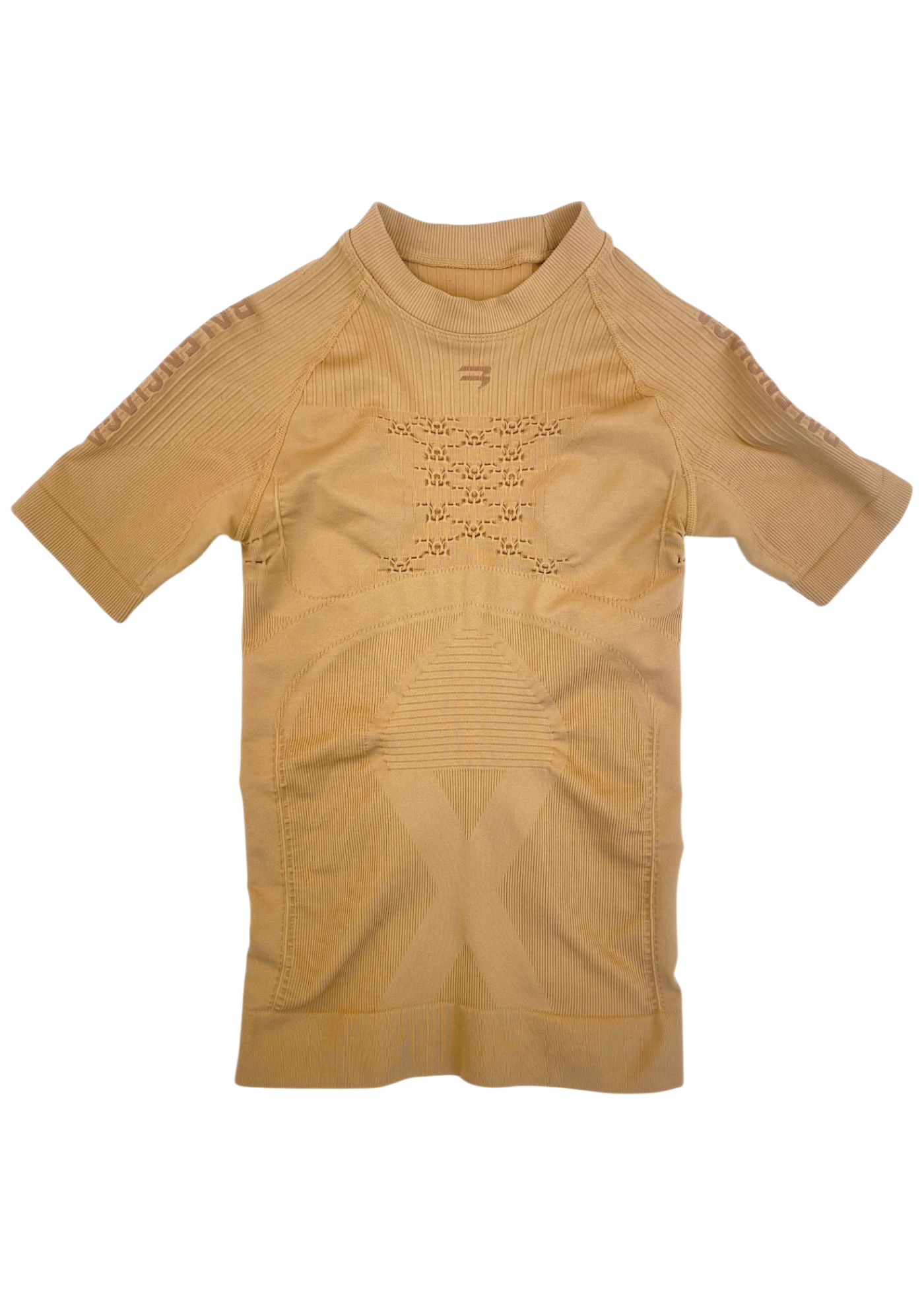 BALENCIAGA x X-BIONIC Beige Sporty B Technical Knit Top