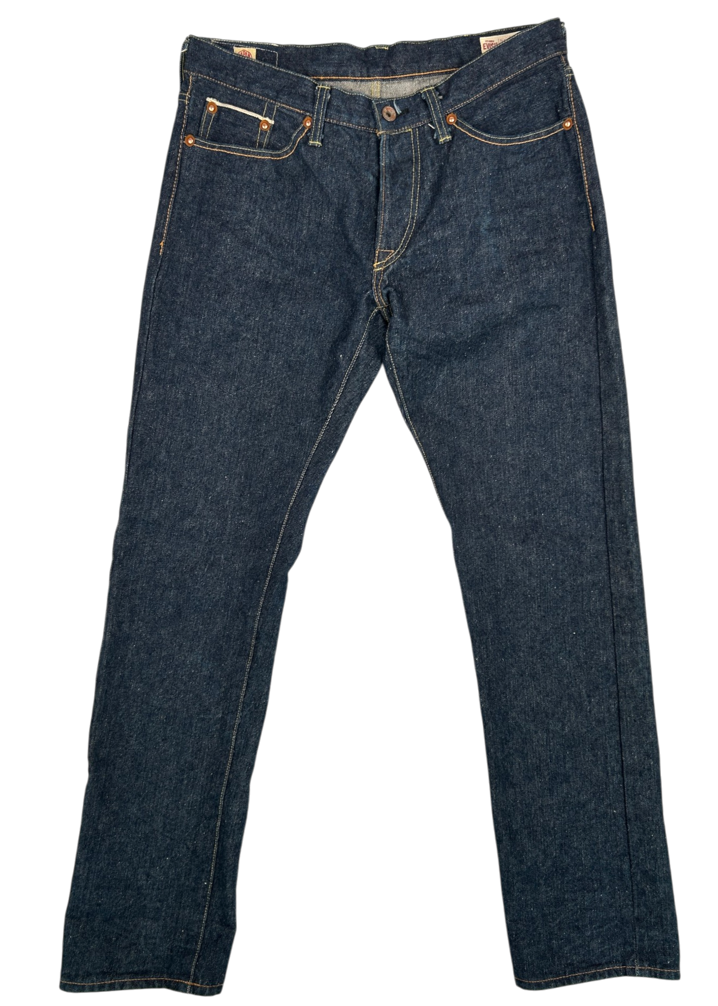 EVISU No.1 Lot 2008 Indigo Selvedge Seagull Pocket Jeans