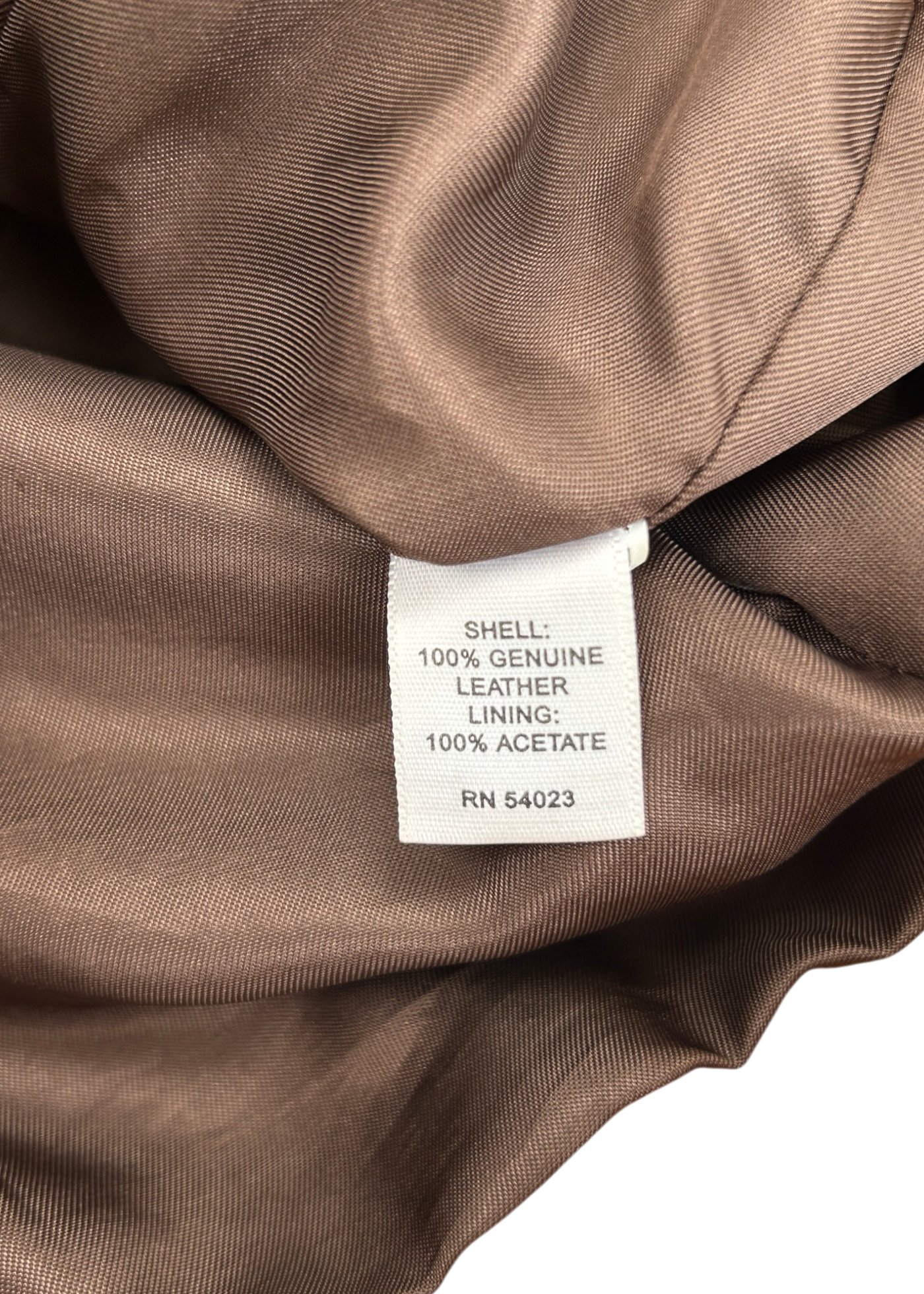 BANANA REPUBLIC Vintage Tan Leather Double Breasted Jacket