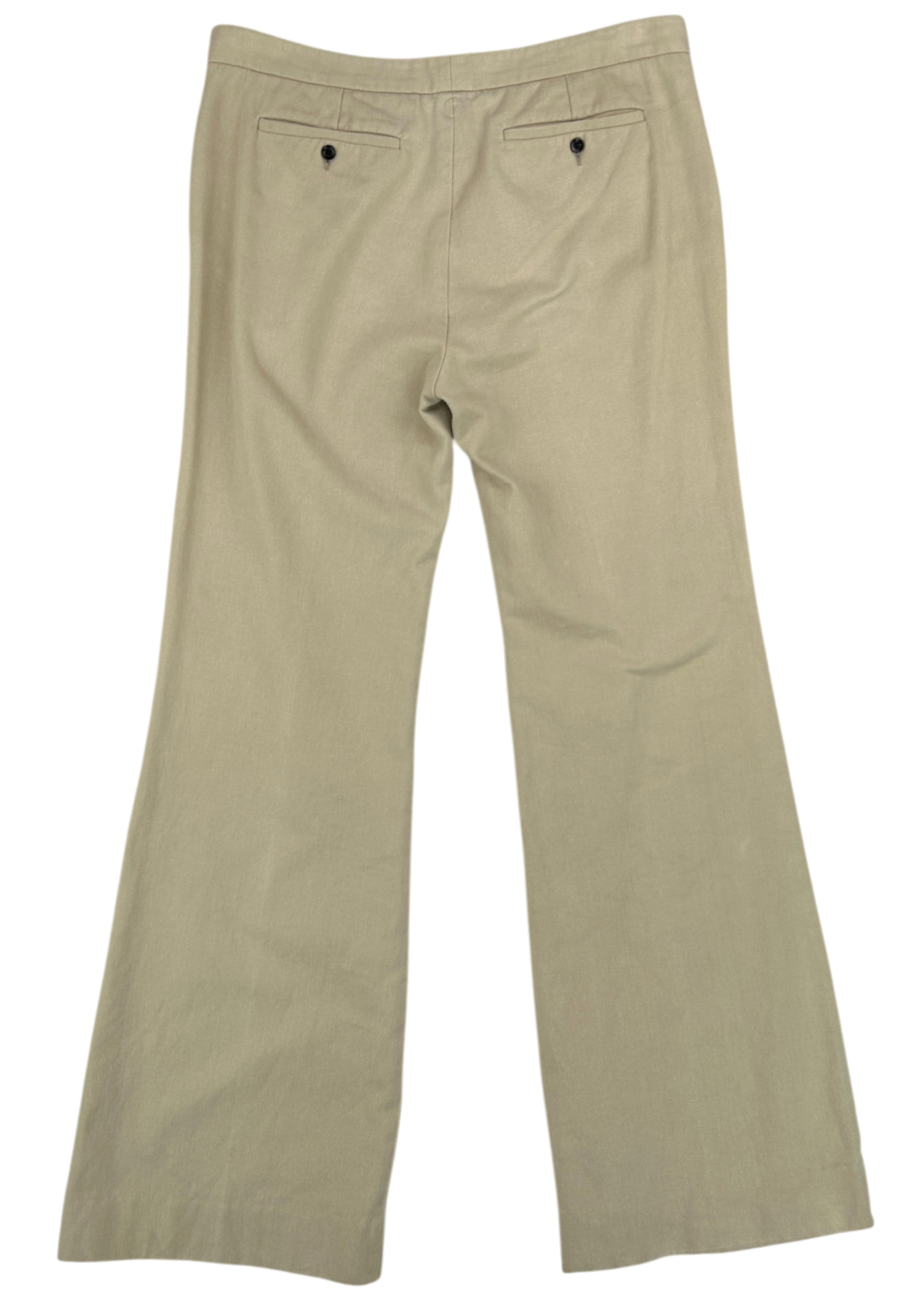 BALENCIAGA Cream Cotton Kick Flare Pants