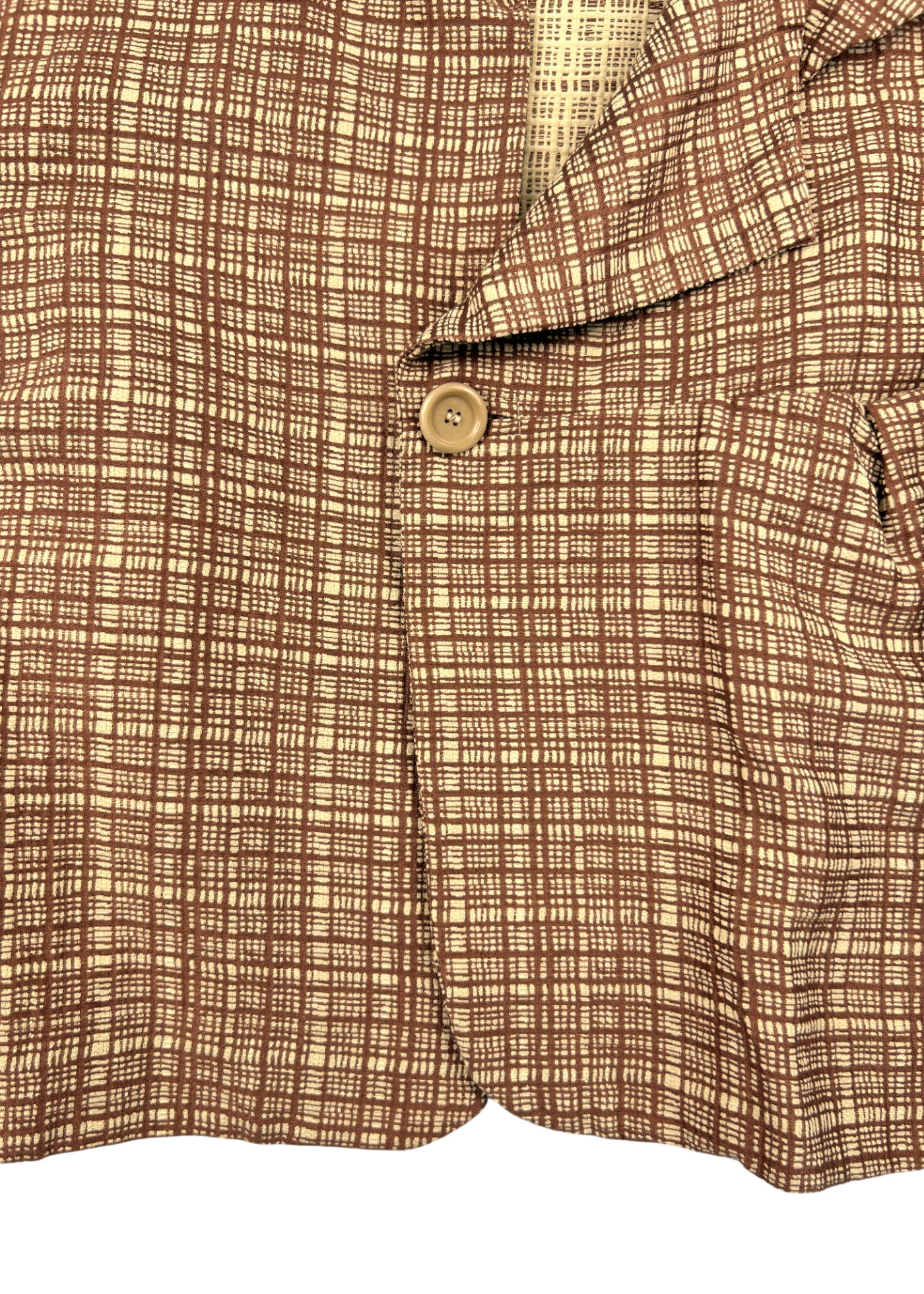 MARNI Brown Cotton/Linen Woven Jacket