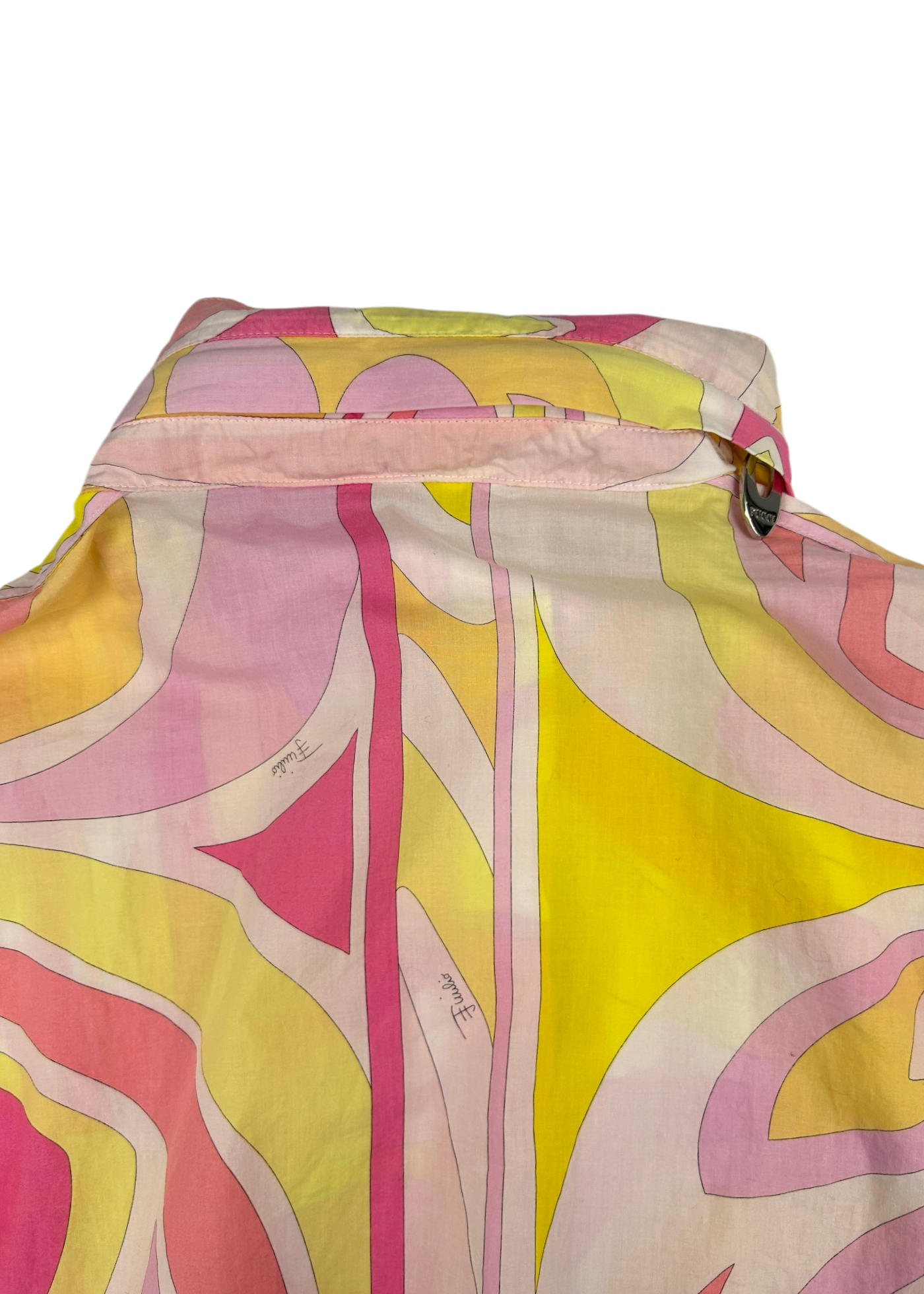 EMILIO PUCCI Psychedelic Cotton Zip Up Jacket W/ Packable Hood
