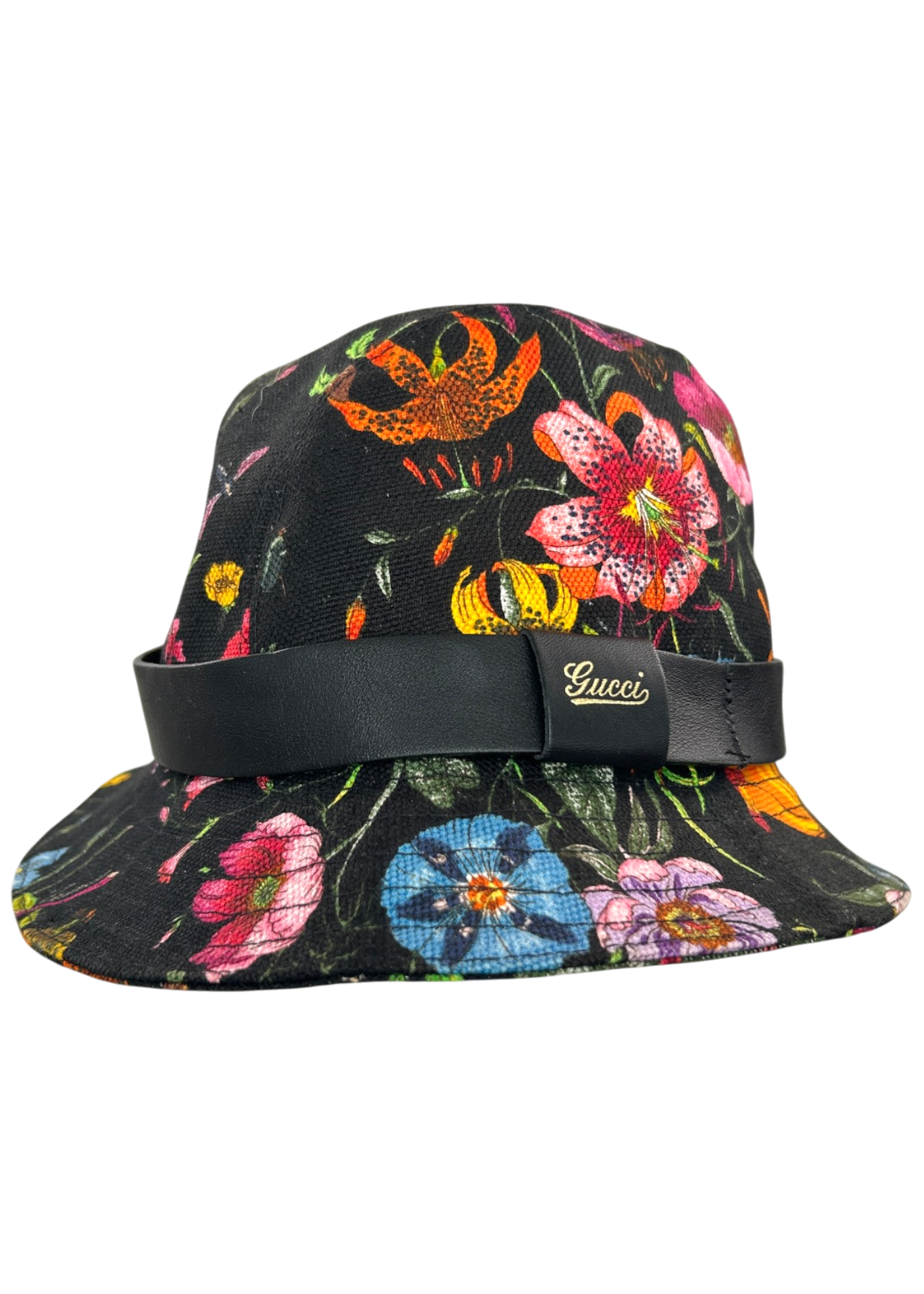 GUCCI Floral Twill Bucket Hat