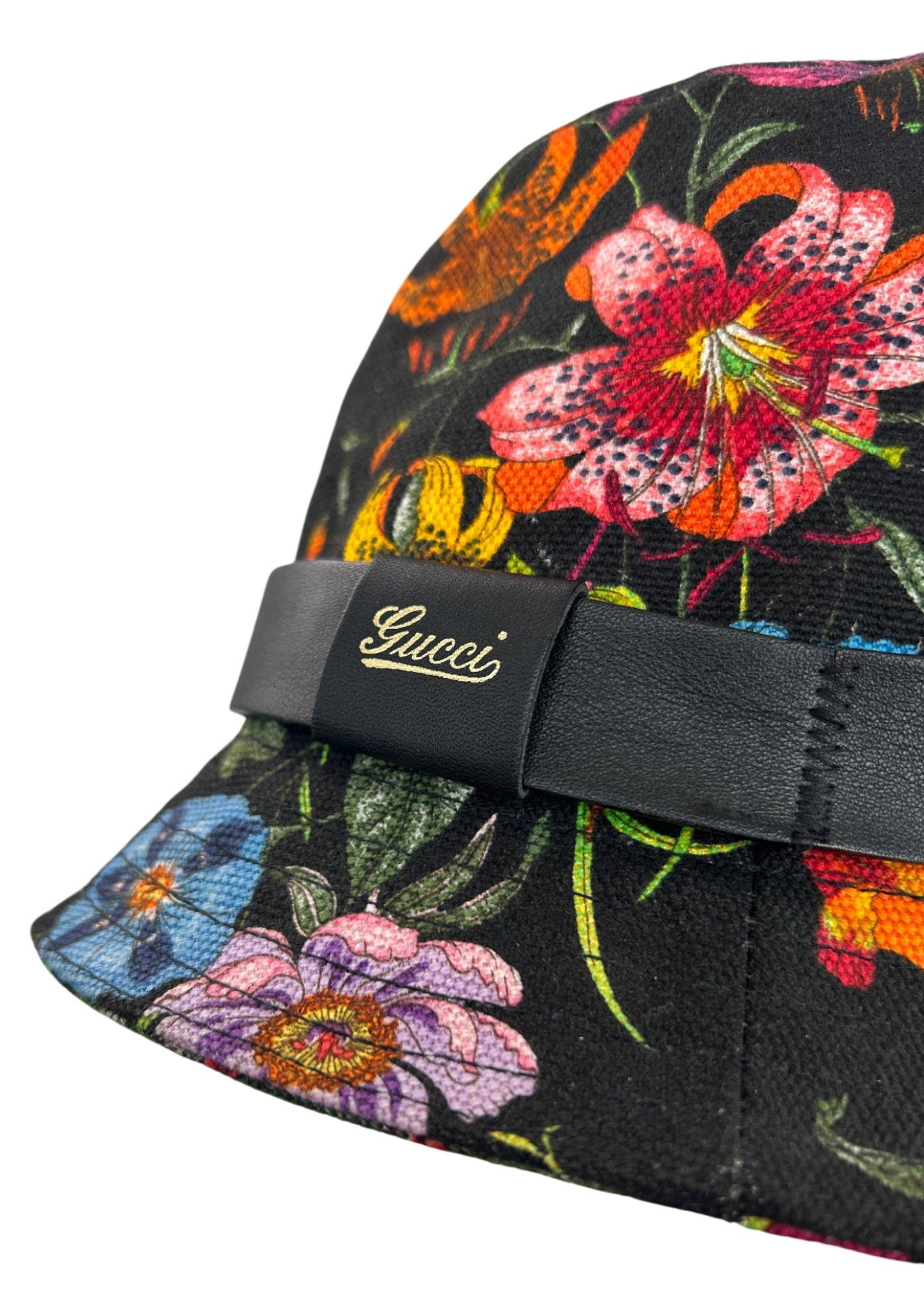 GUCCI Floral Twill Bucket Hat