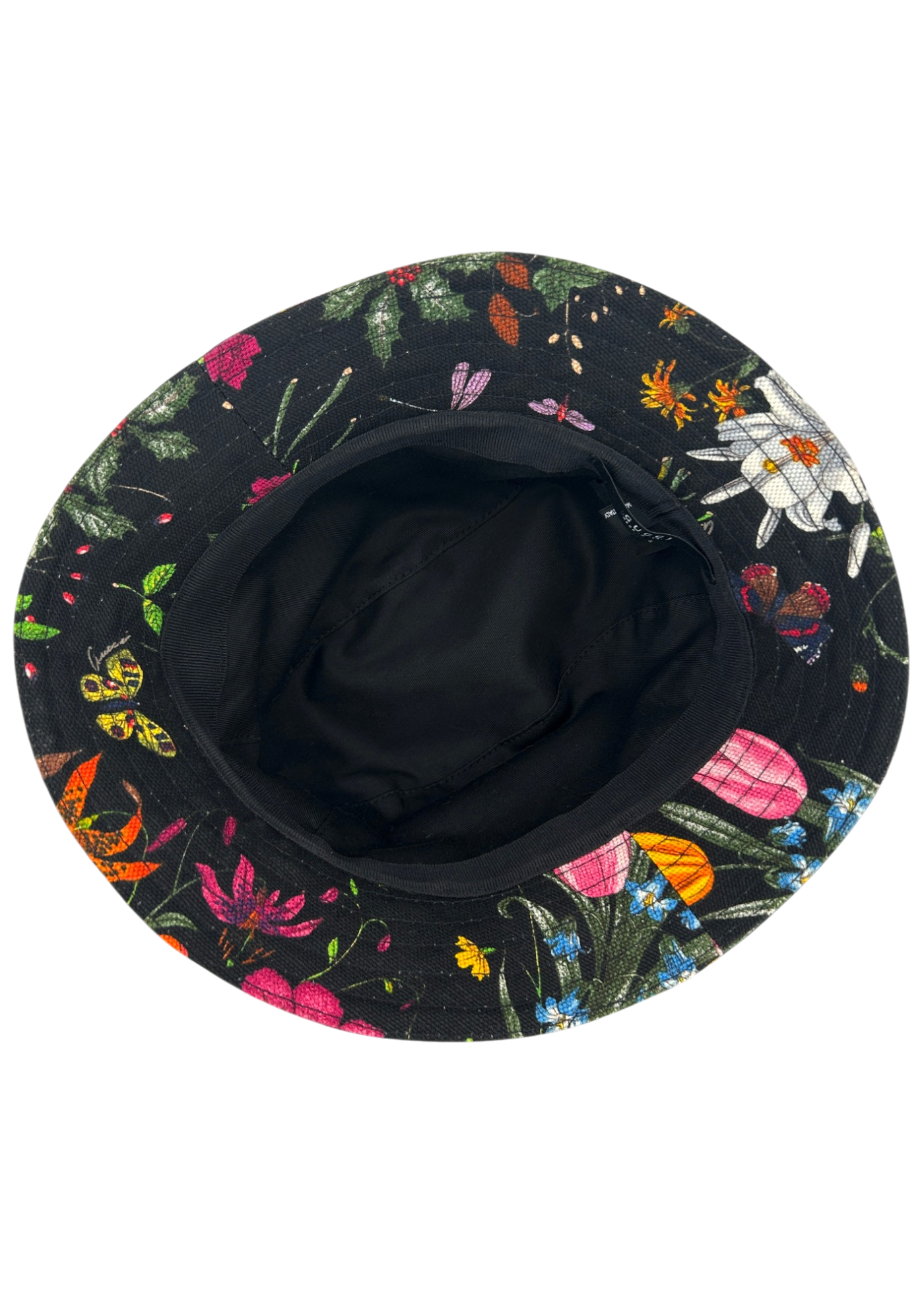 GUCCI Floral Twill Bucket Hat