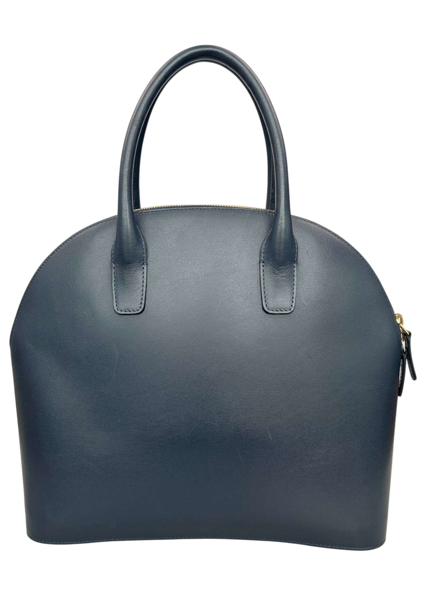 MANSUR GAVRIEL (AS IS) Blue 'Calf Top Handle Rounded' Bag