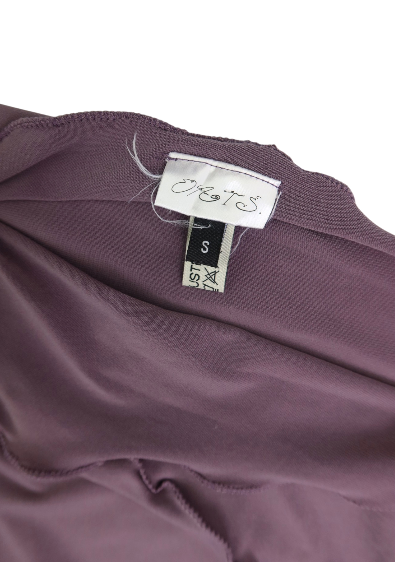 OATS THE LABEL 'Pop Top' Mauve Purple Cold Shoulder Longsleeve Top