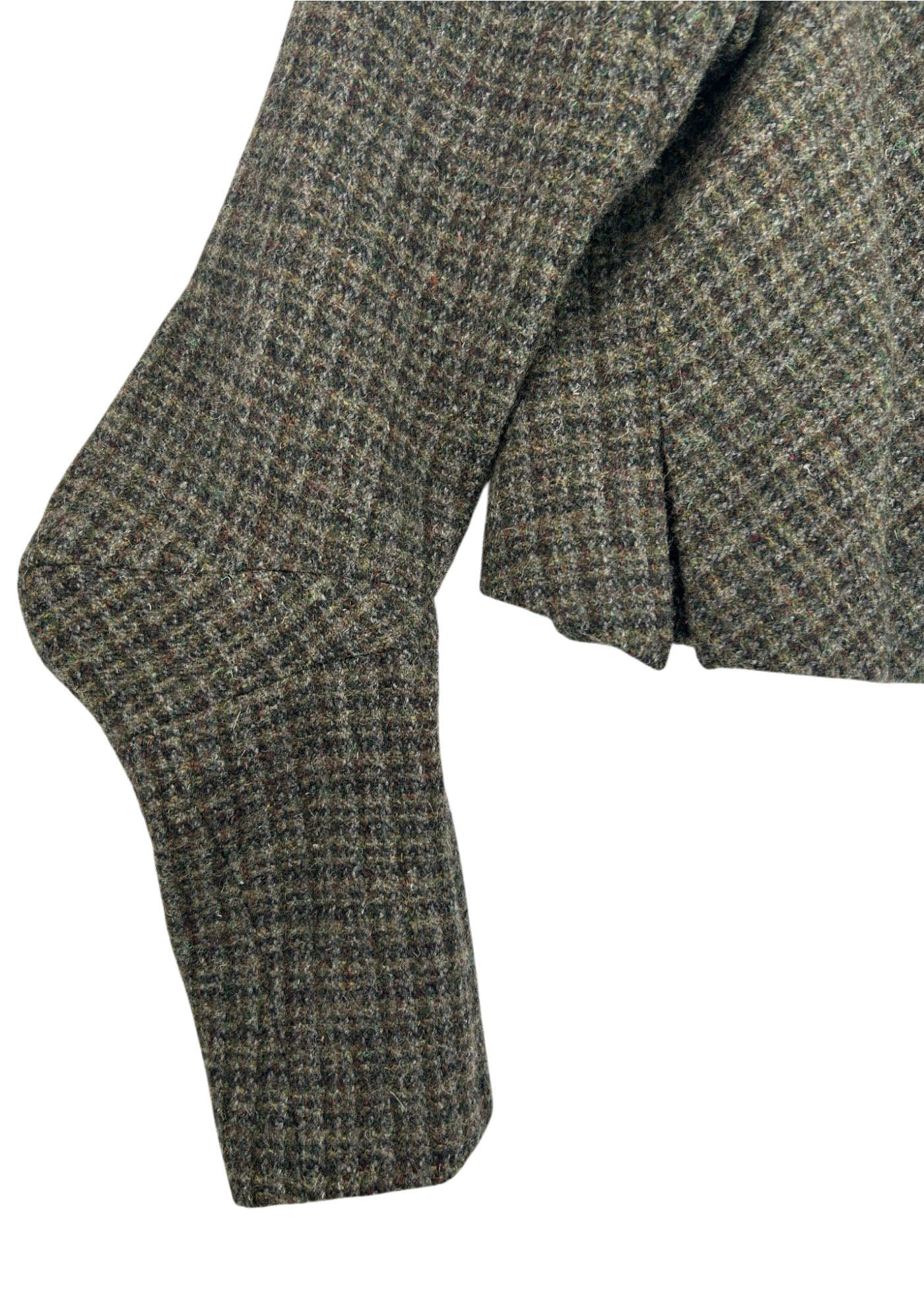 JUNYA WATANABE COMME DES GARCONS FW1995 Green Boiled Wool Tweed Top