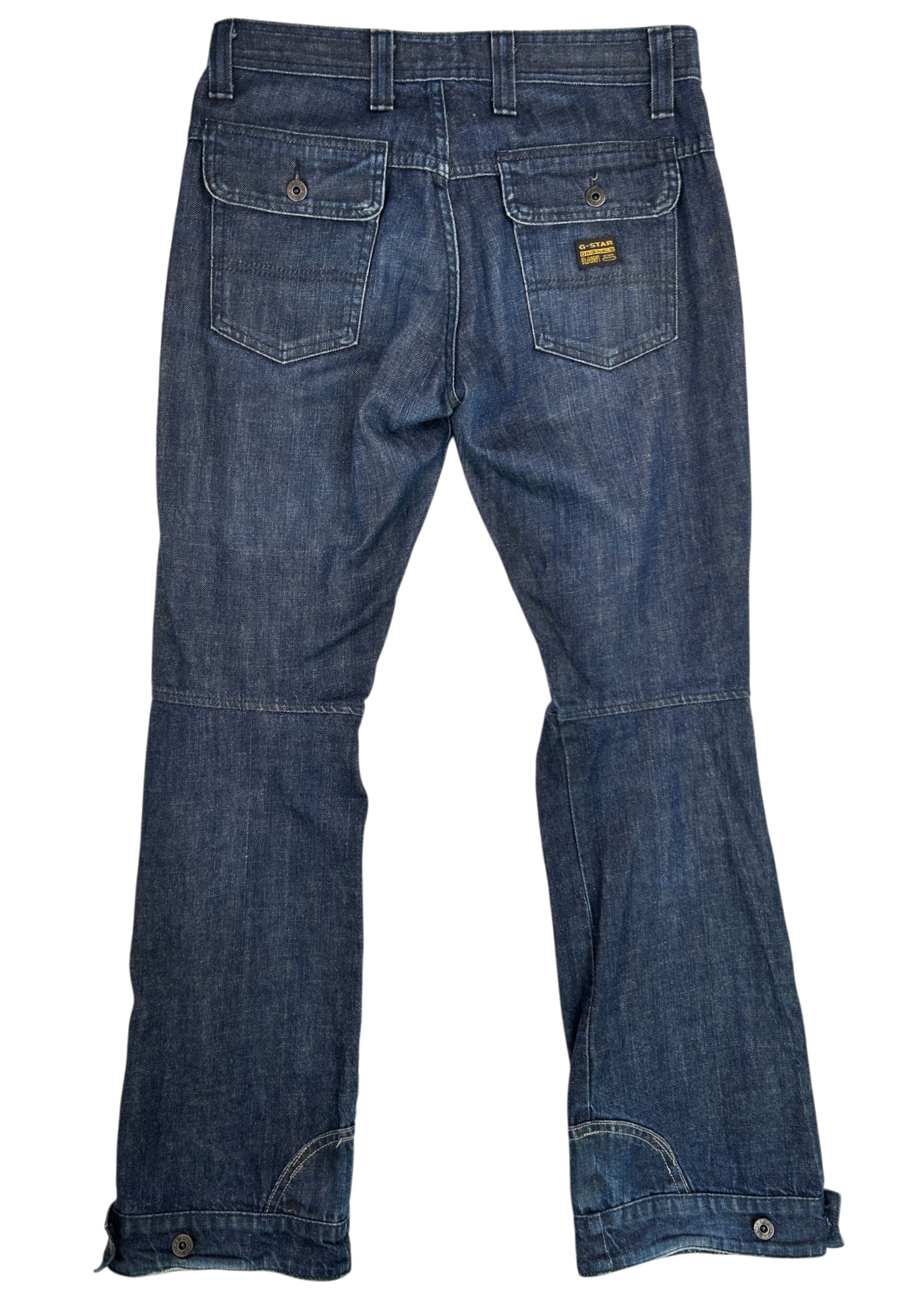G-STAR RAW 'Concept Elwood' Indigo Wash 3D Button/Zip Hem Jeans