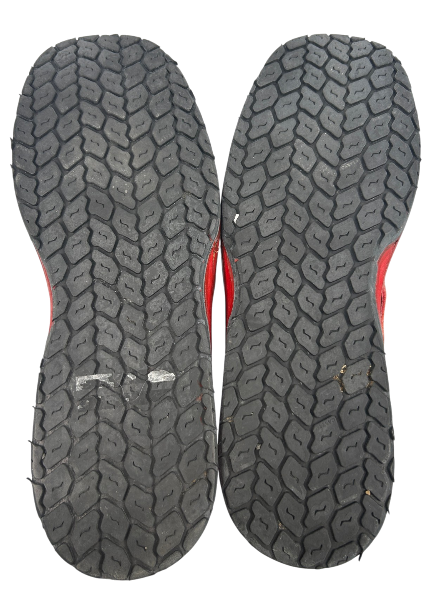 DIRK BIKKEMBERGS (AS IS) 1995 Red Leather/Wood Velcro Loafers